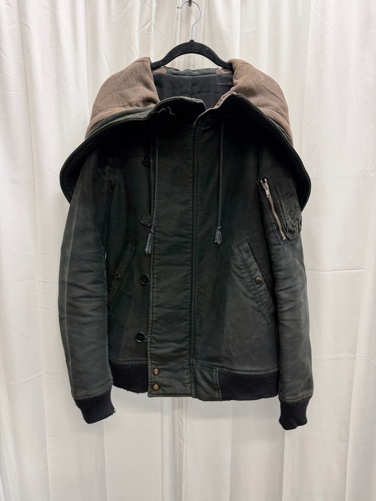 Rick Owens AW07 Exploder Distressed Parka (M)