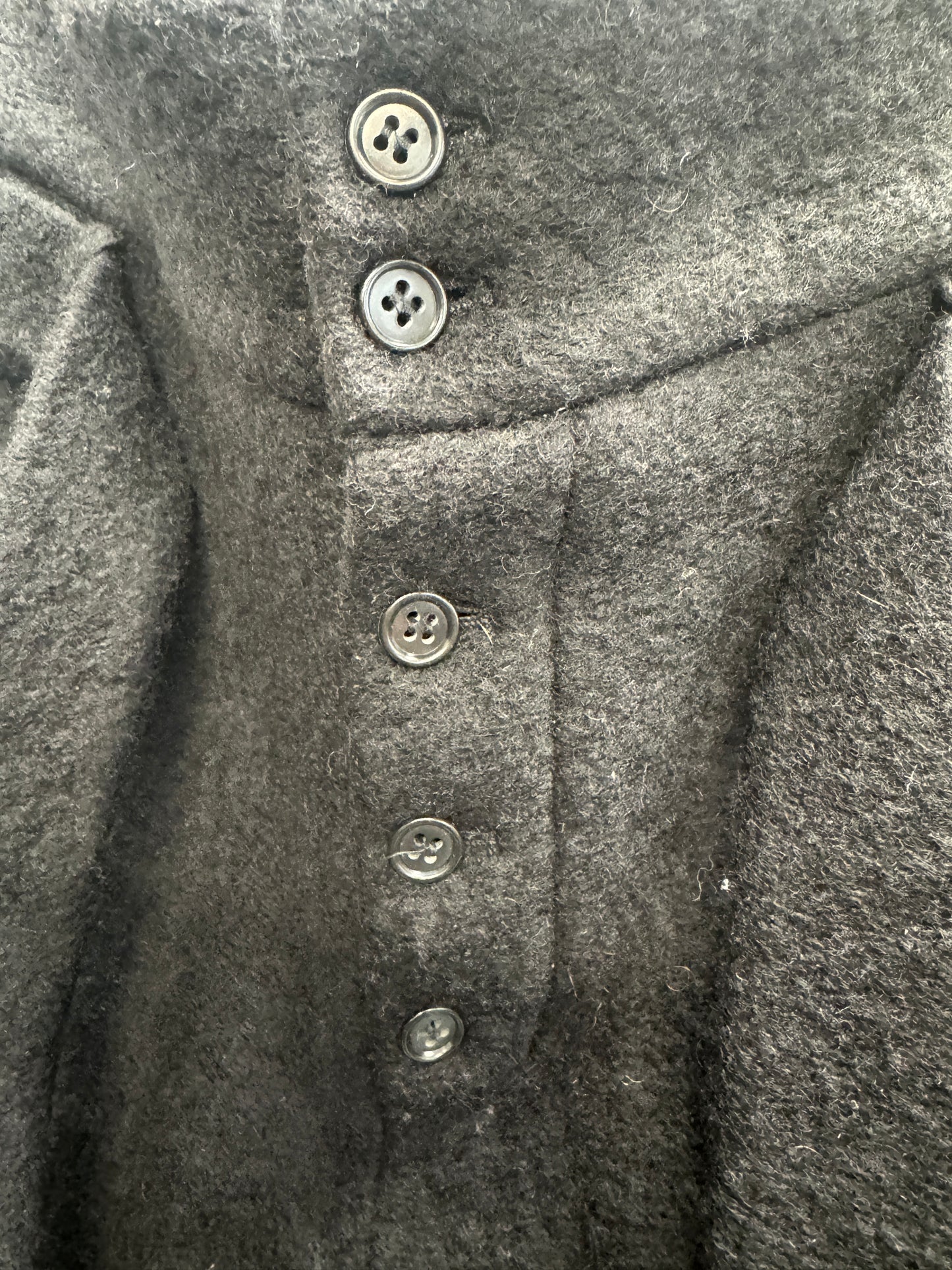 Cedric Jacquemyn hraun felt wool faun trouser
