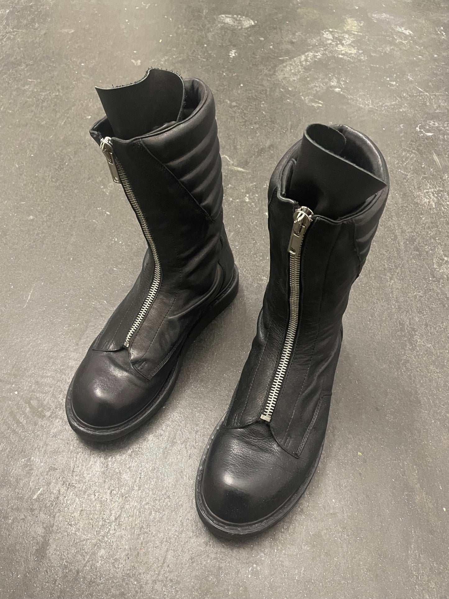 Rick Owens Mohawk Basket Creeper Boots
