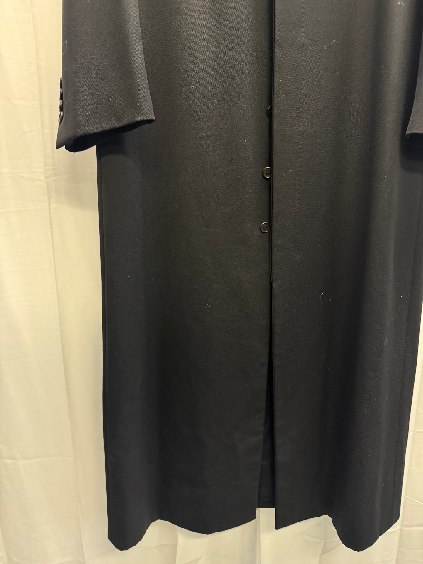 YSL Rive Gauche Hedi Slimane Priest Coat