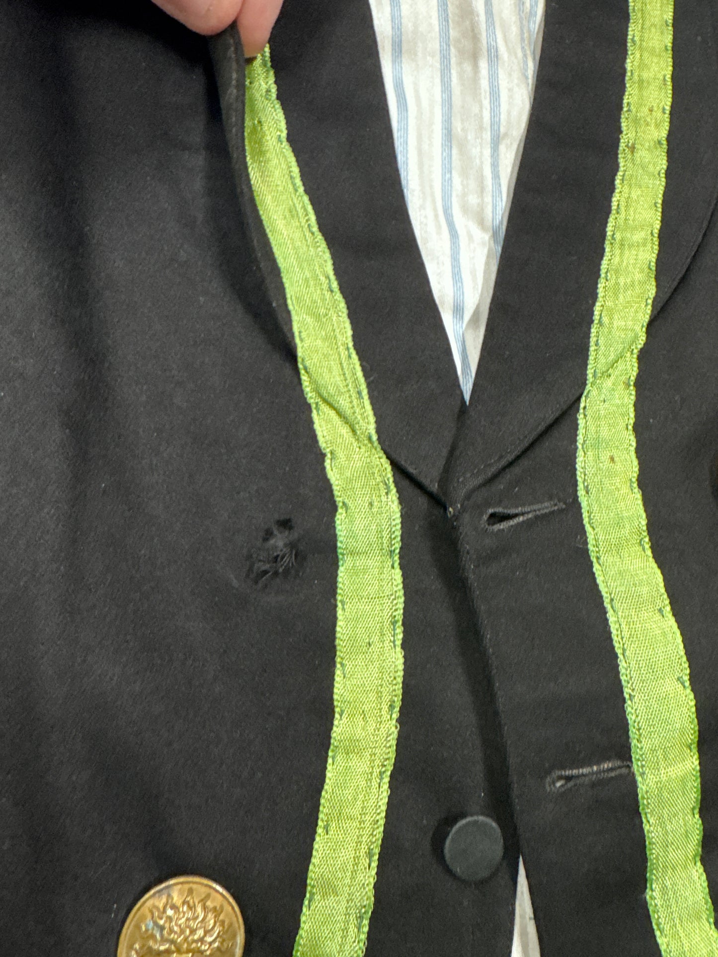 Antique French taped waistcoat