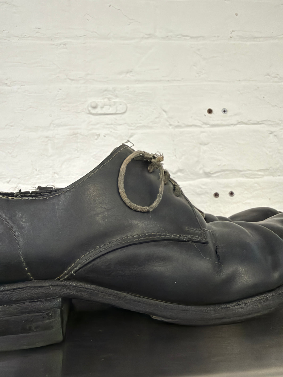 Carol Christian Poell Horse Leather 4 Hole Laced Derbies (42)