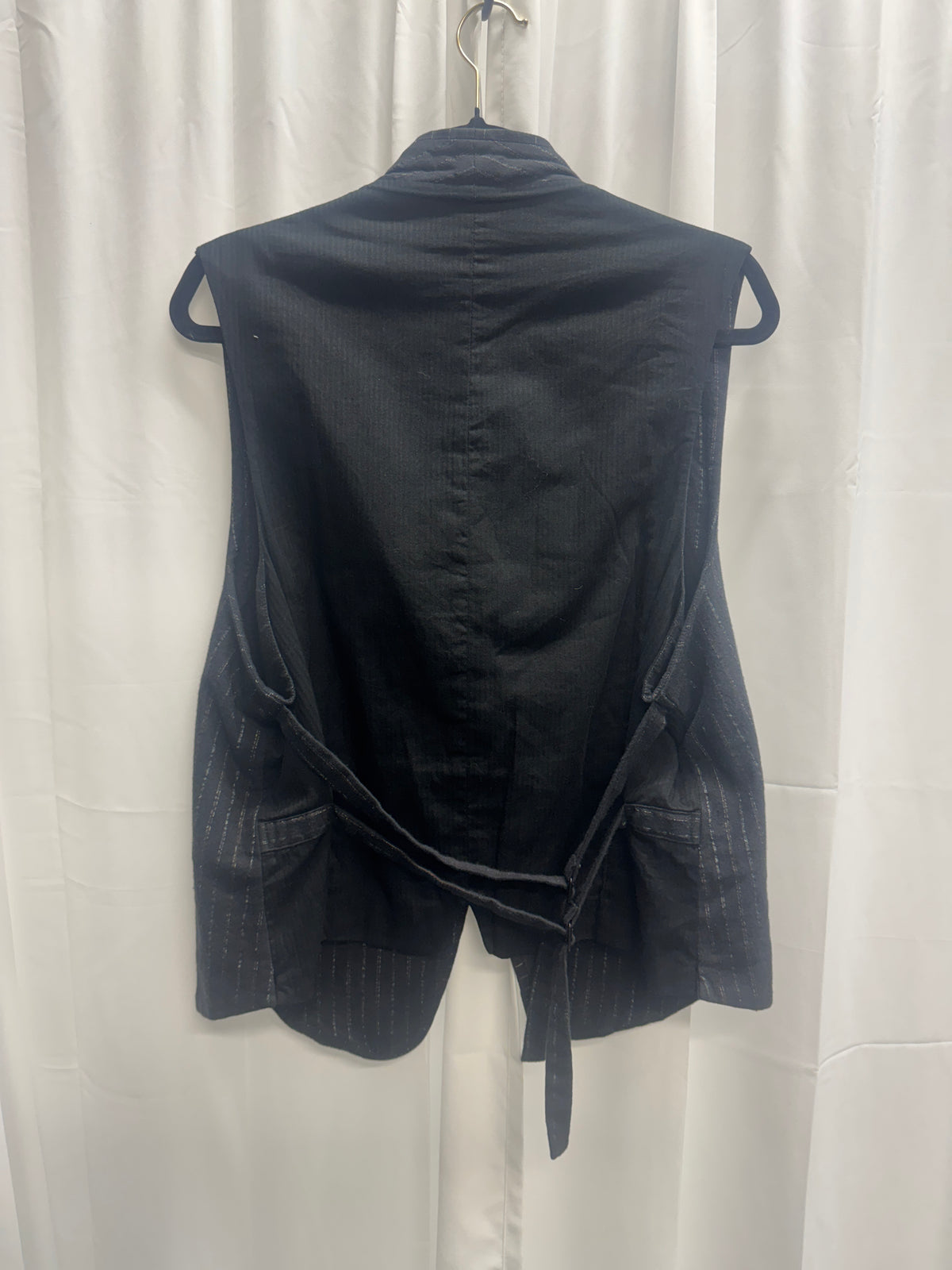 Ann Demeulemeester SS09 Poke Lapel Double Strap Waistcoat