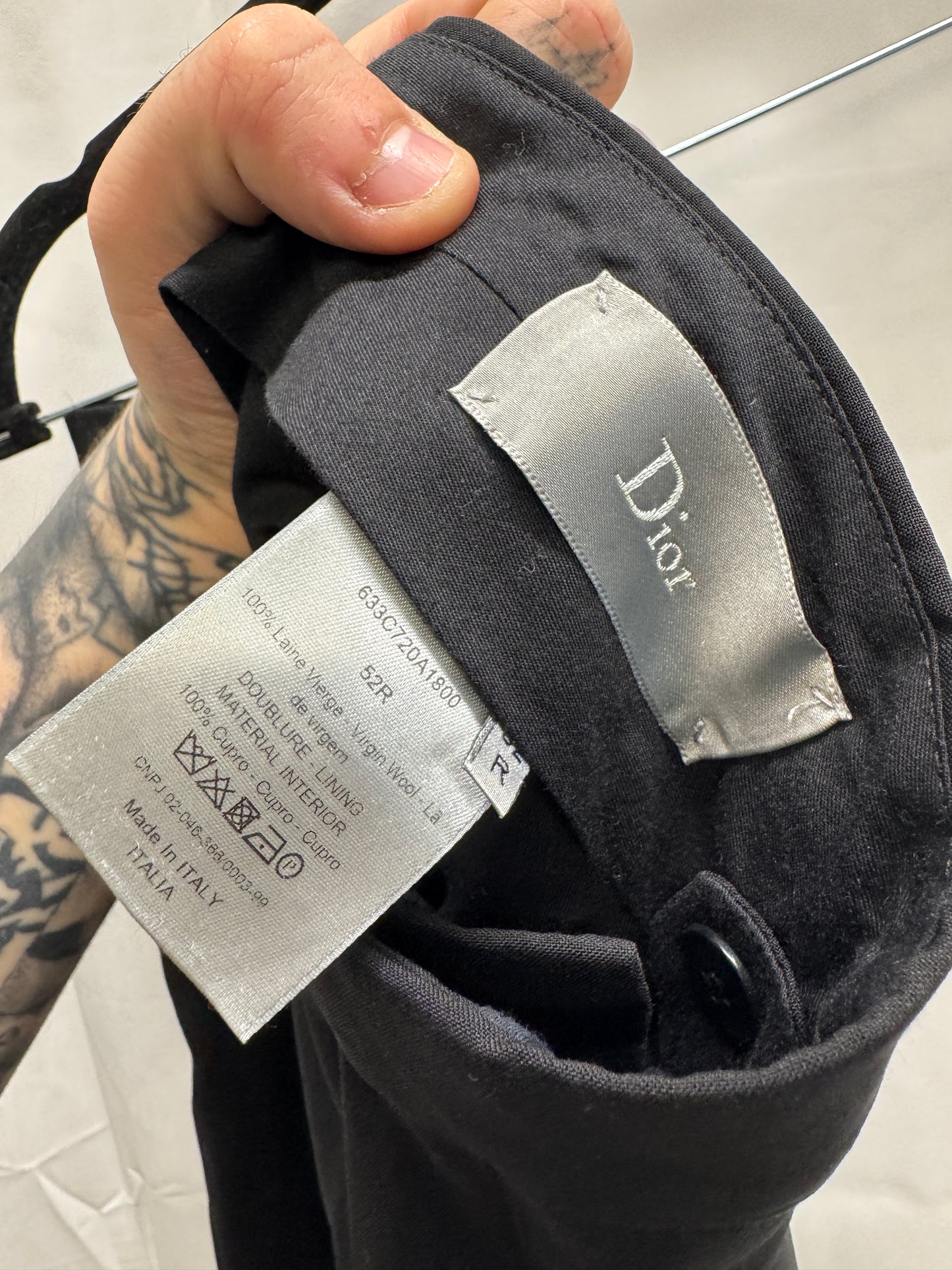 Dior Homme Slim Suit Trousers