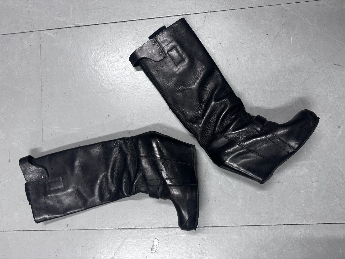 Rick Owens Thick Leather Monster Wedge