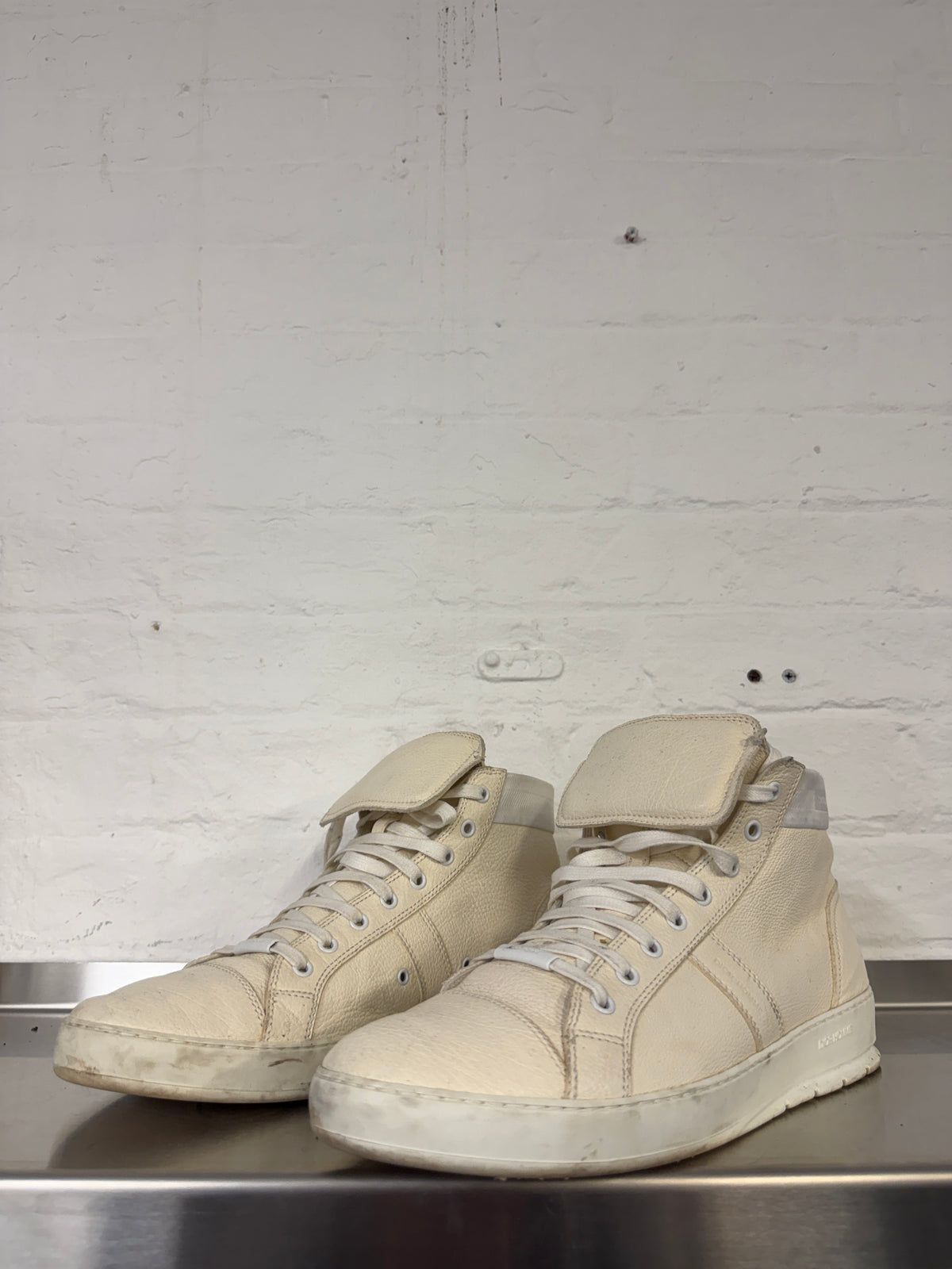 Dior Homme SS09 High-Top Leather Sneakers (44)