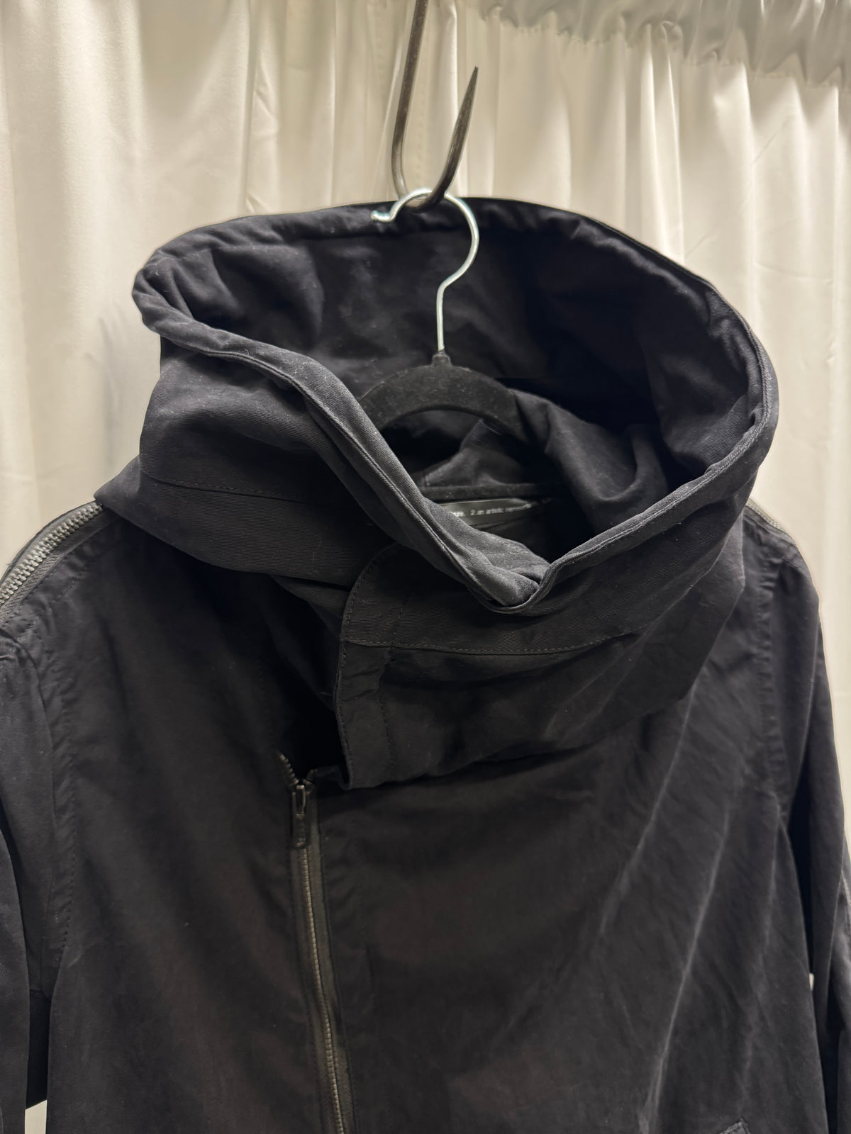 Nude: Masahiko Maruyama Deconstructed Cotton Modular Zip Wired Parka
