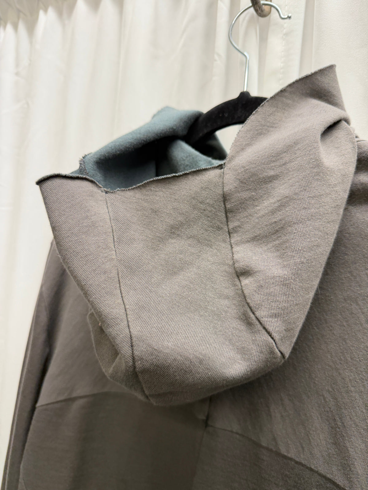 m.a+ Hooded One-Piece Aviator Jacket — Olive / Teal (M/L)