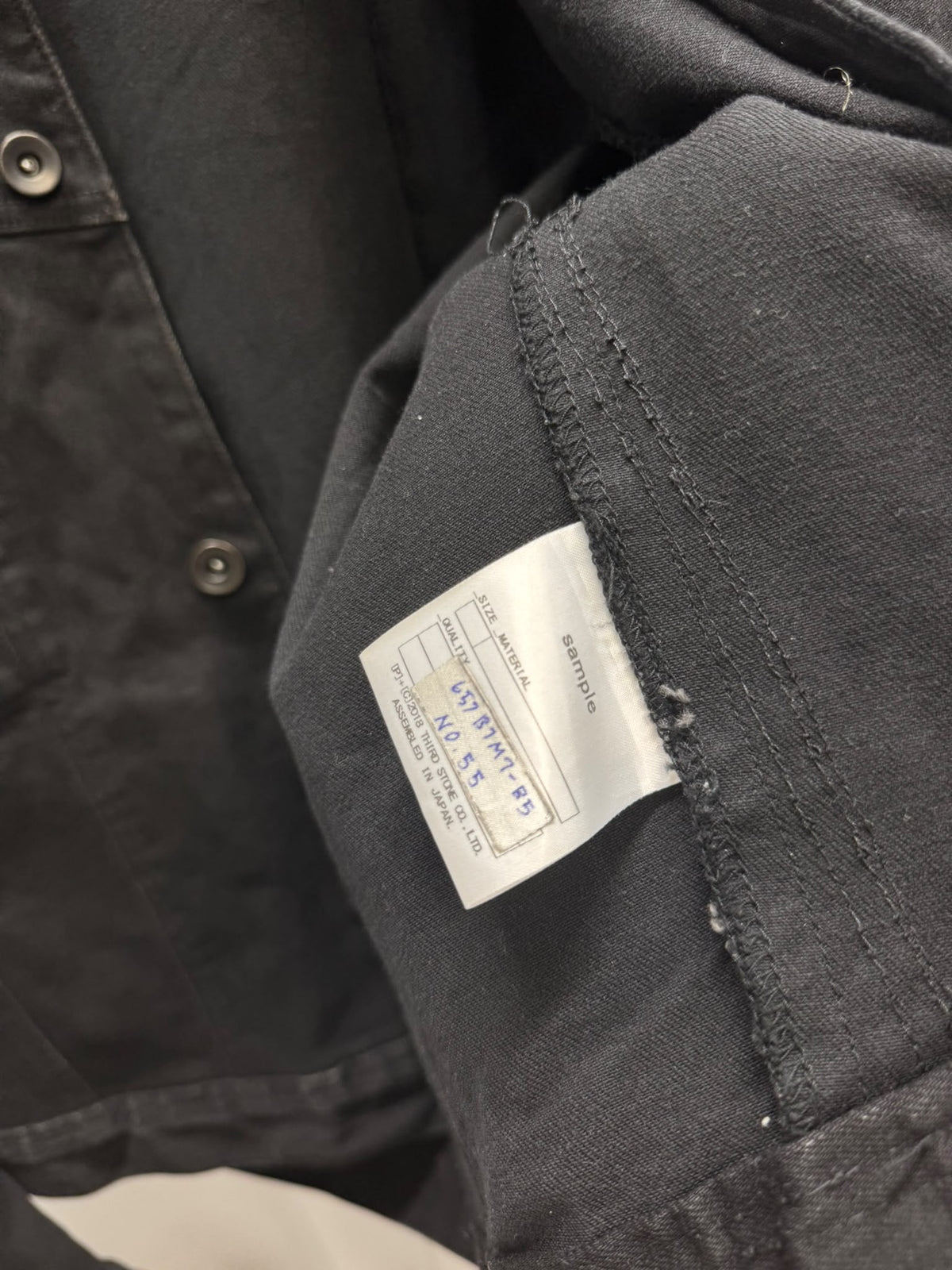 Julius 7 Rare Sample 3D Curve Jacket