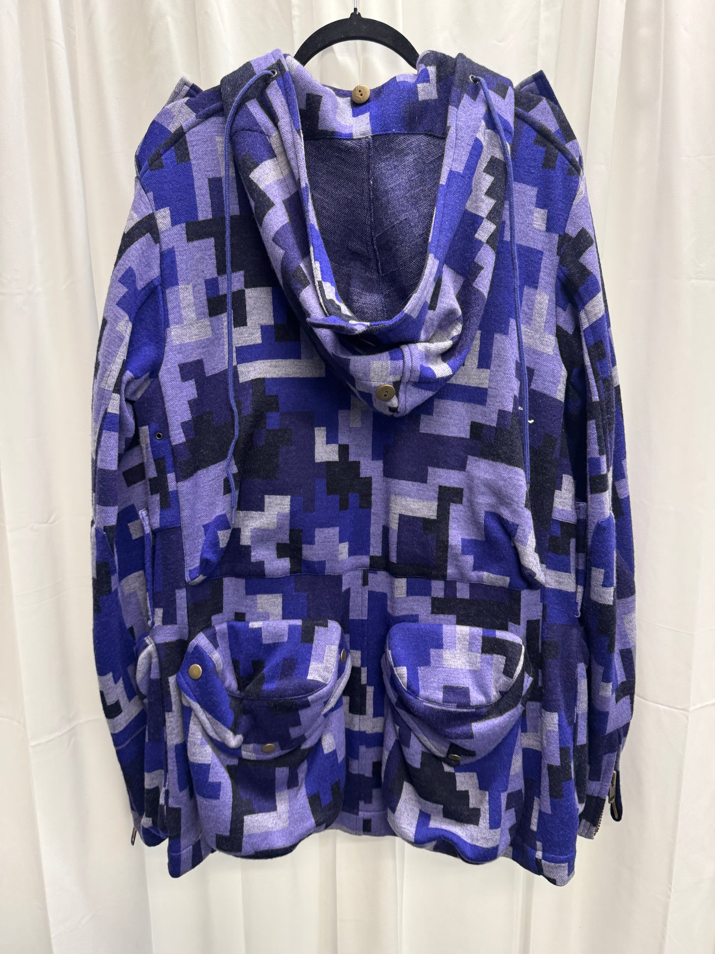 beauty:beast also 90’s era digi camo utility hooded jacket