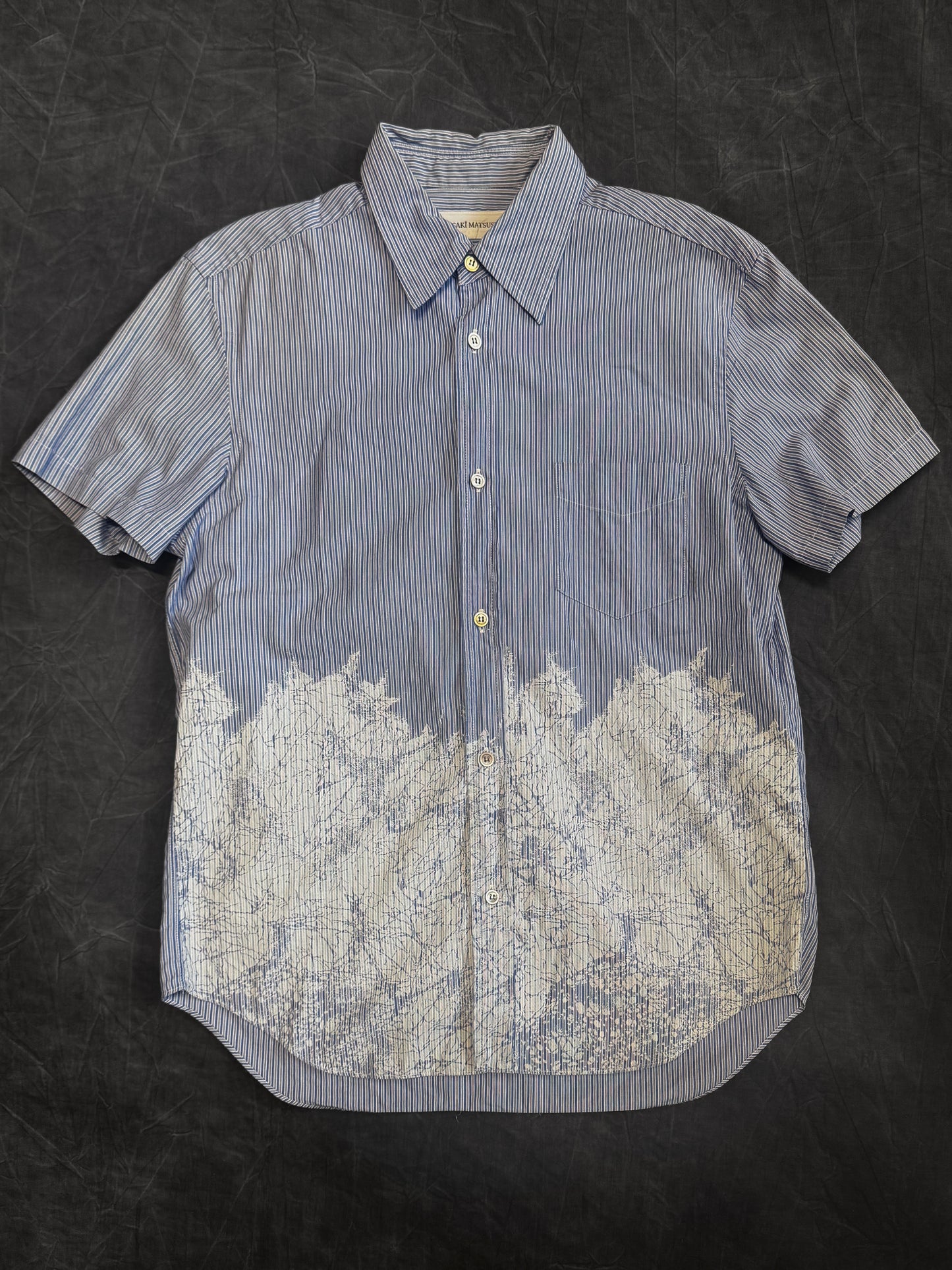 Masaki Matsushima Homme Fractal Bleach Shirt
