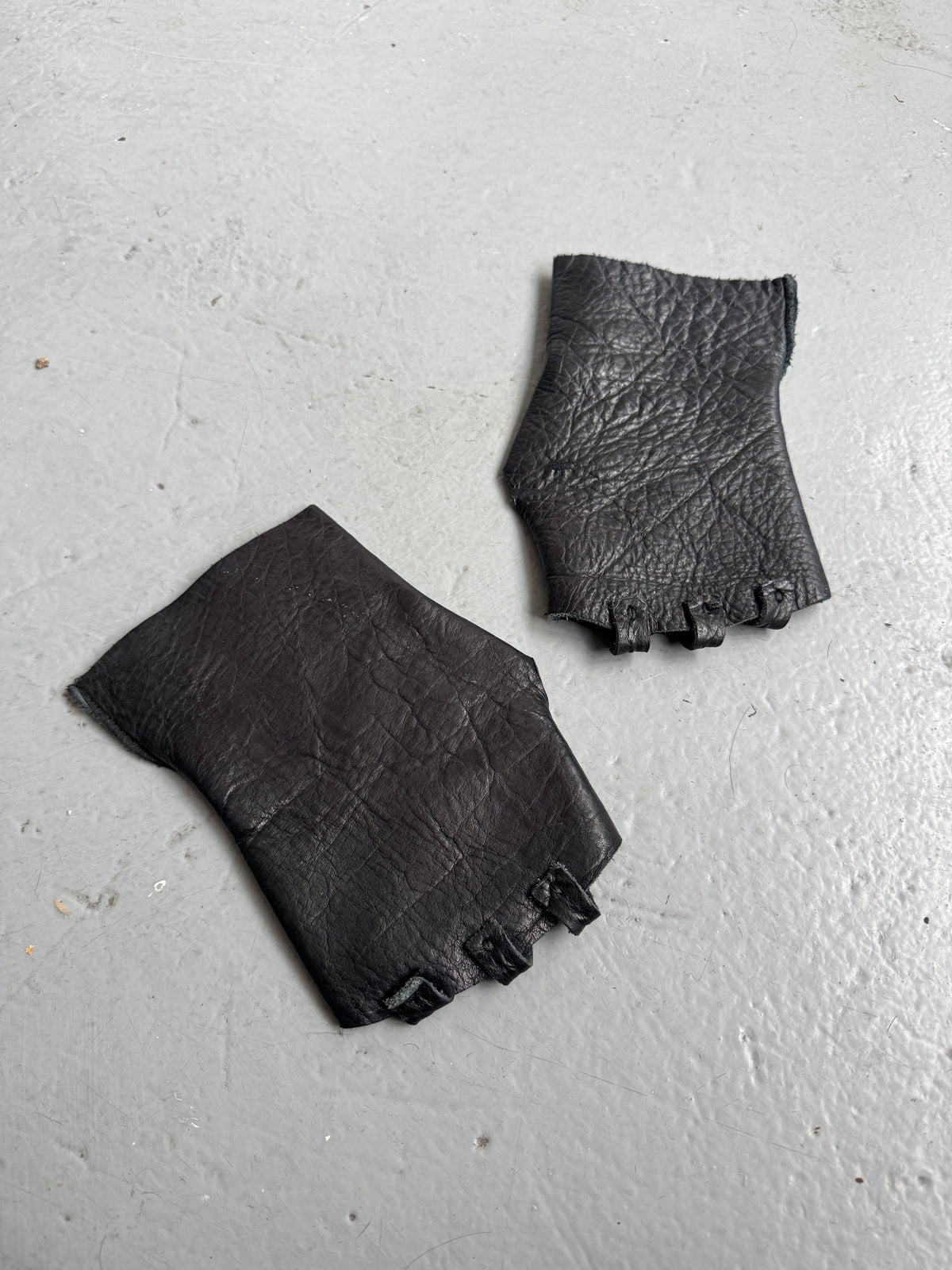 m.a+ splice seam finger cuff leather gloves