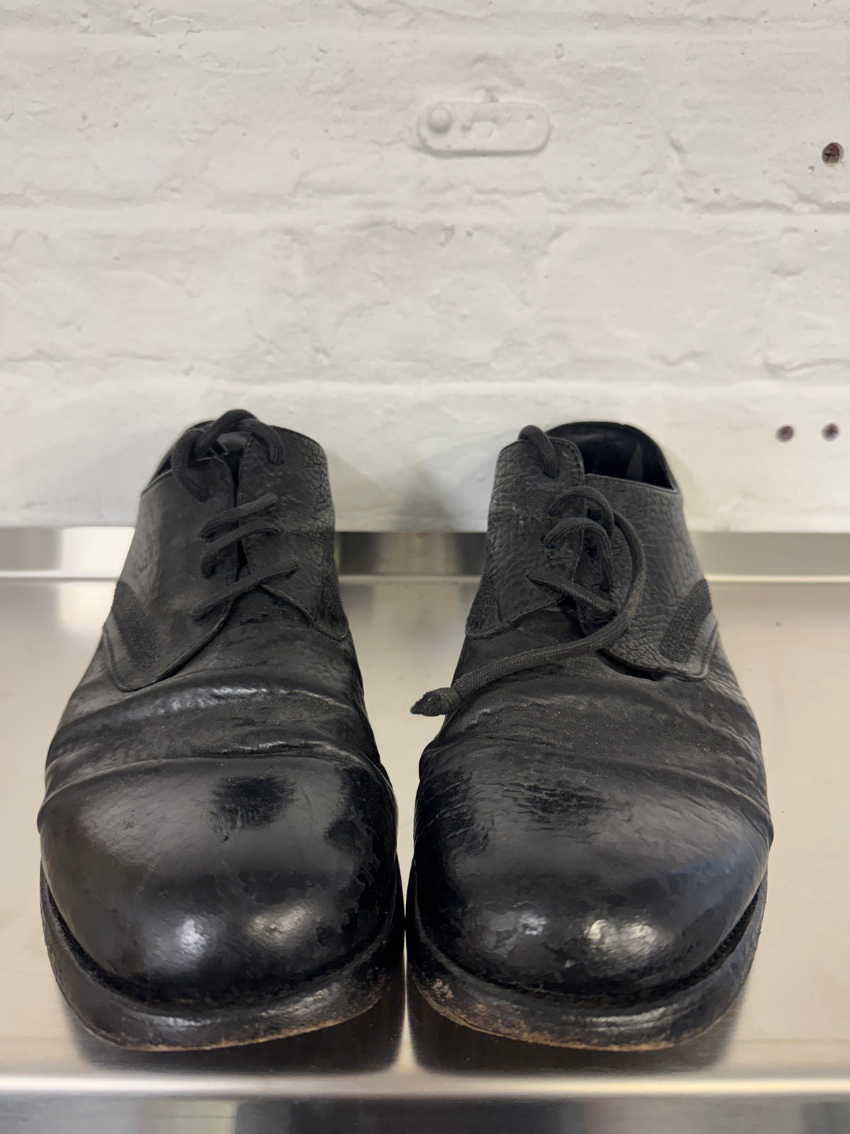 The Last Conspiracy Textured Horse Leather Derby