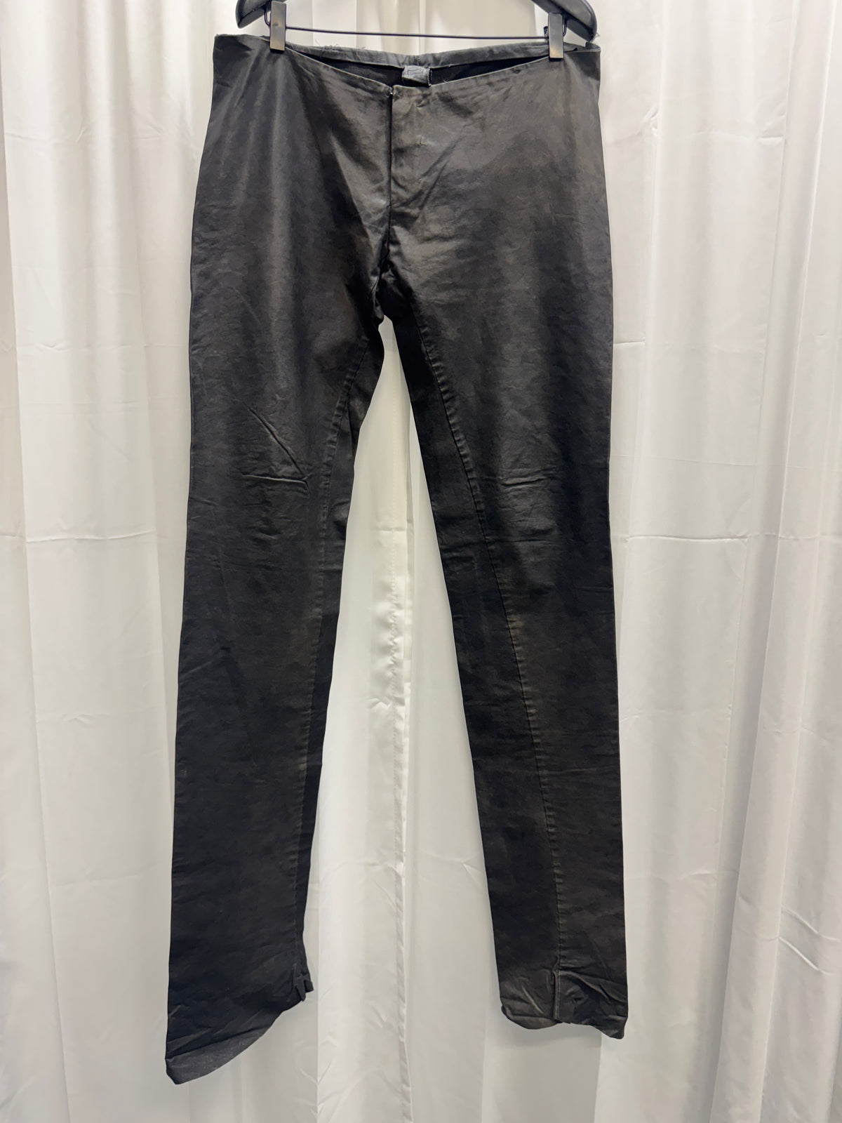 Carpe Diem - Early Skinny Flared Elongated Leather trouser