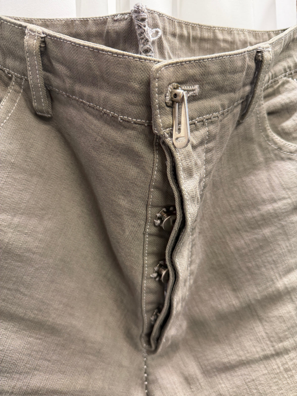 Carol Christian Poell 2010 Dead-End JM/2625 KIT-RTC/11 Grey Overlock Jeans