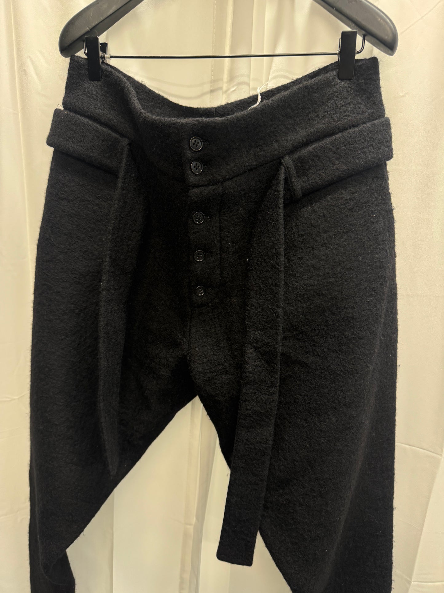 Cedric Jacquemyn hraun felt wool faun trouser