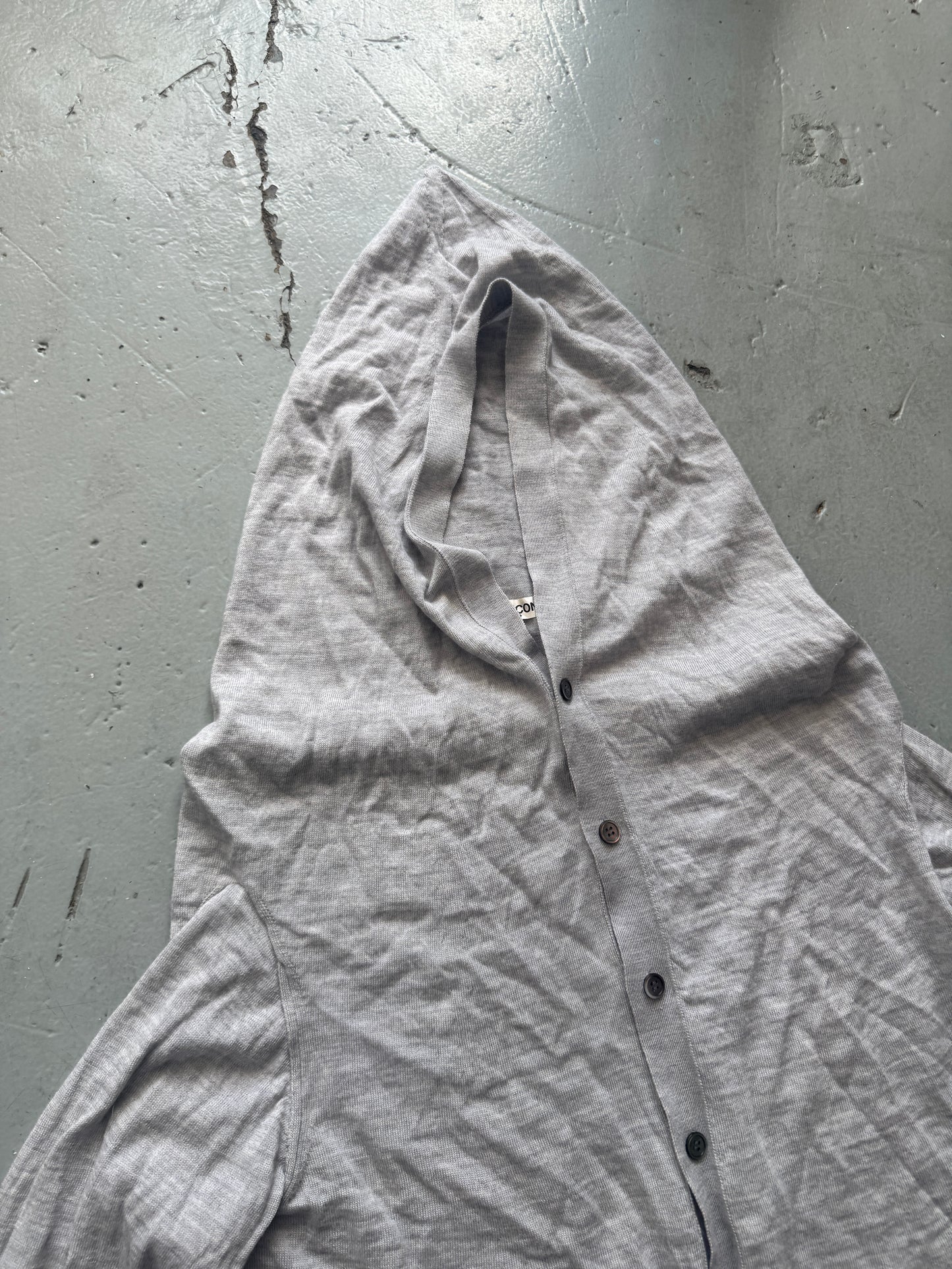 comme des garçons point hood knit