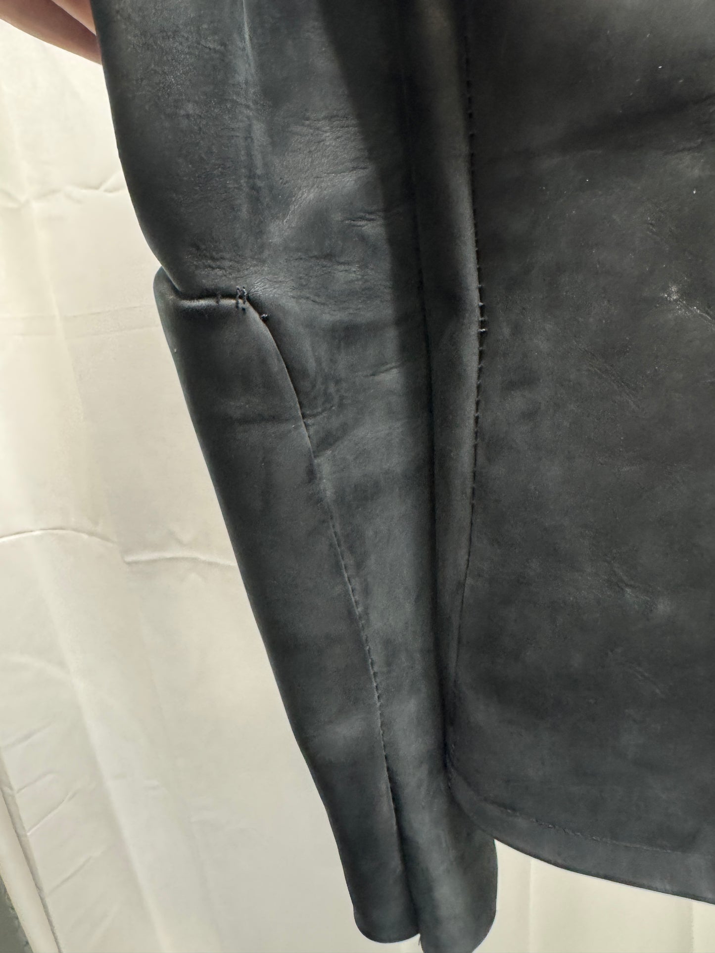 Obscur AW12 Sculpted Leather Point Jacket