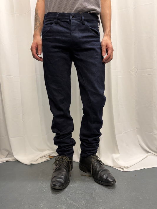 Zam Barrett Spiral Chainseam Indigo Jeans