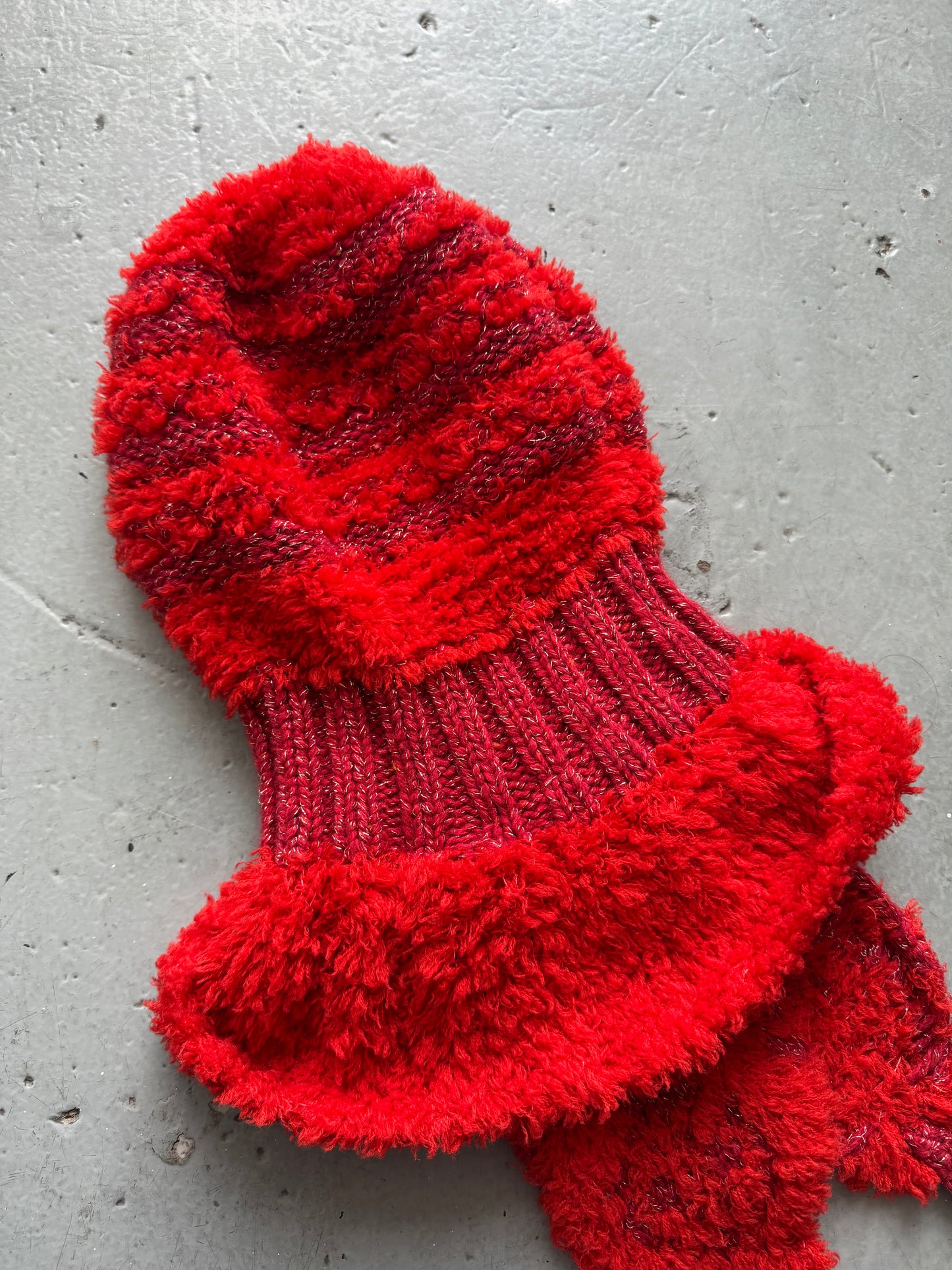 nozomi ishiguro oversized wool ear flap beanie hat