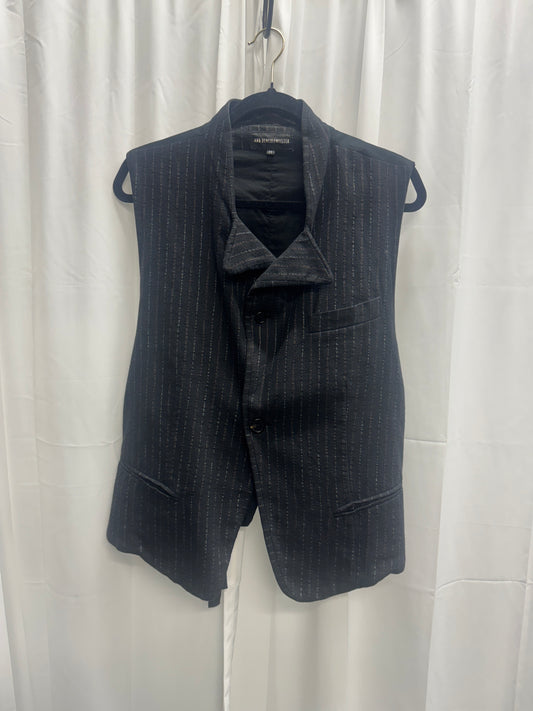 Ann Demeulemeester SS09 Poke Lapel Double Strap Waistcoat