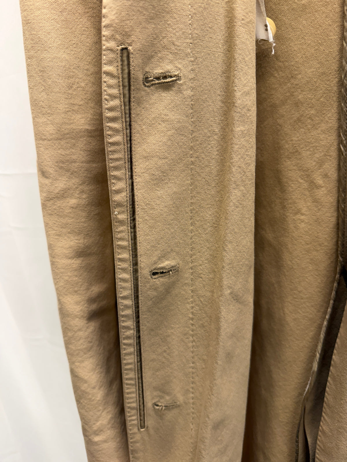 Helmut Lang 1990s Minimalist Longline Cotton Jacket