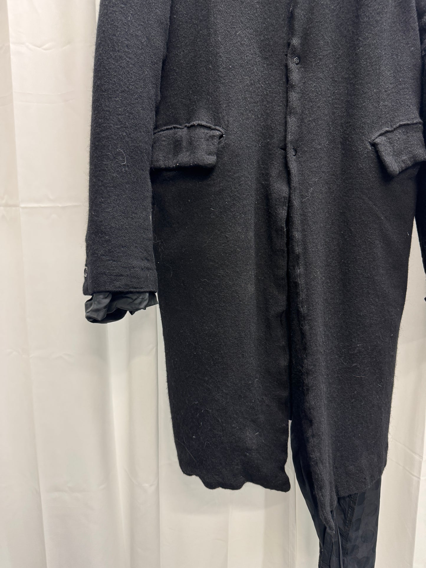Comme Des Garcons Homme Plus AW21 Darkroom Shrunken Wool Reversible Coat