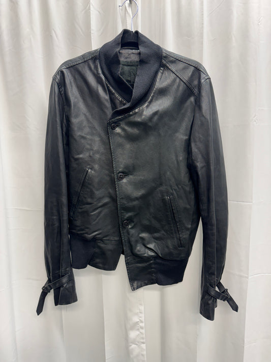 Ann Demeulemeester SS07 Runway Asymmetric Leather Bomber