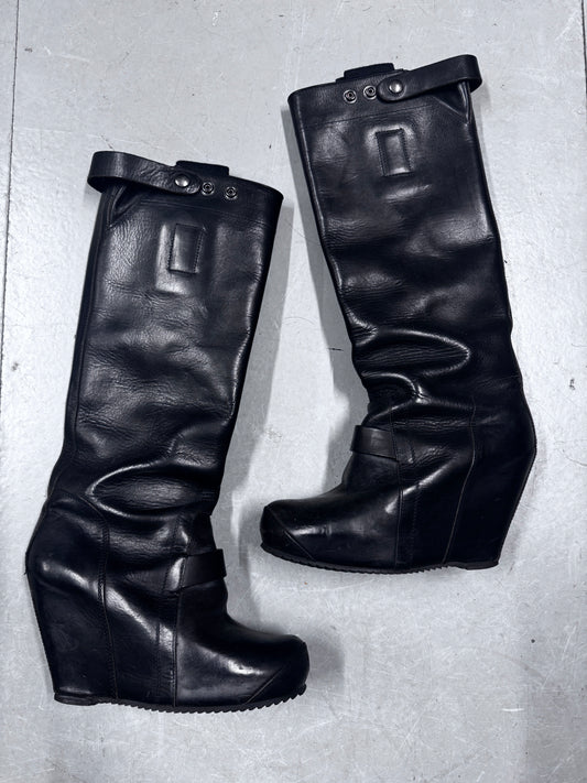 Rick Owens Thick Leather Monster Wedge