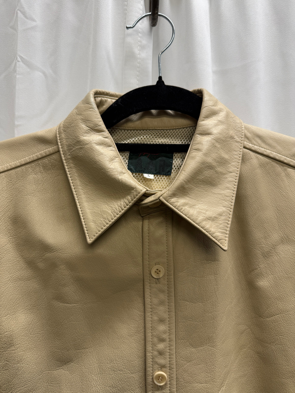 Yohji Yamamoto A.A.R Calf Leather Shirt (48)