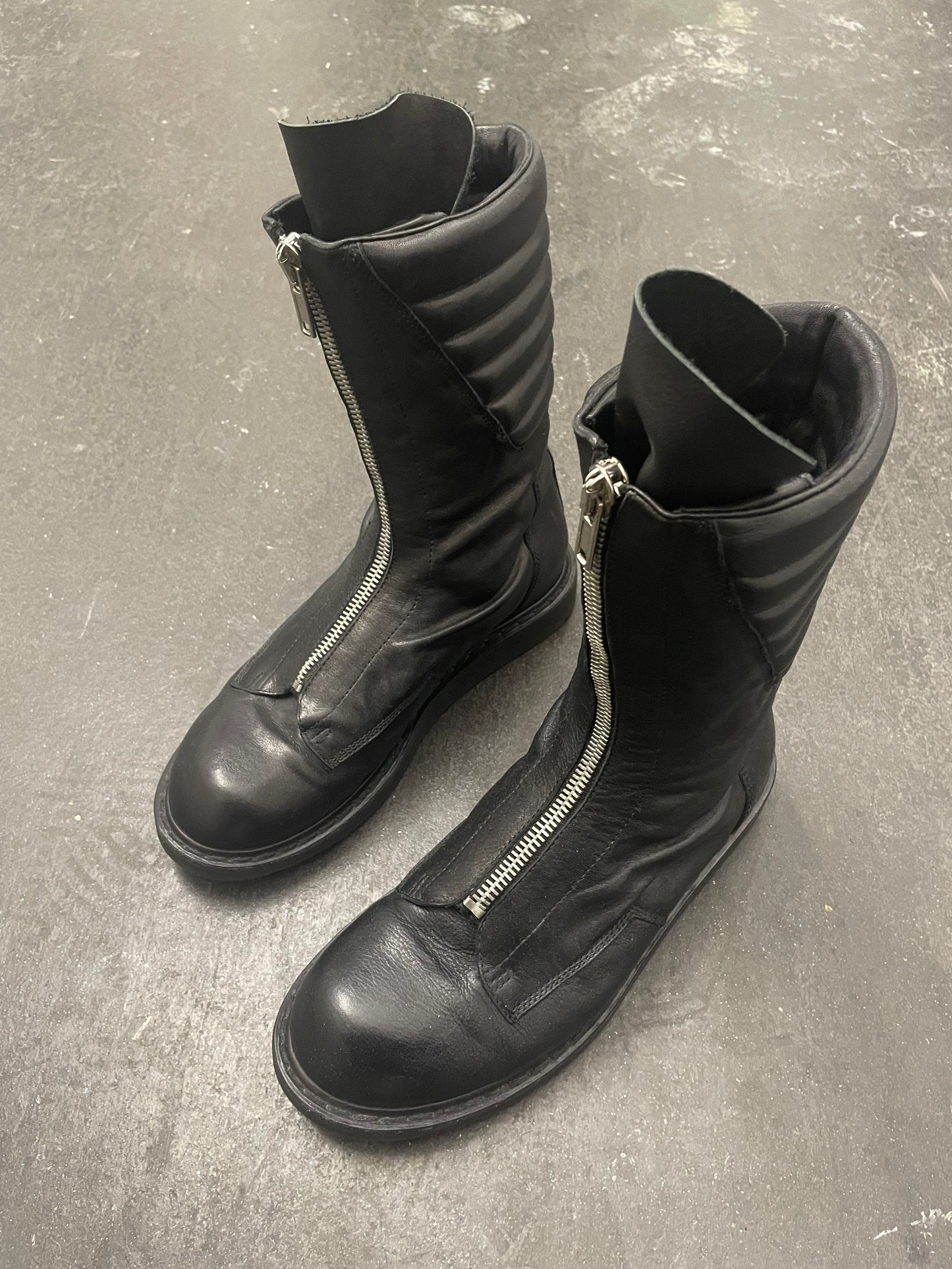 Rick Owens Mohawk Basket Creeper Boots