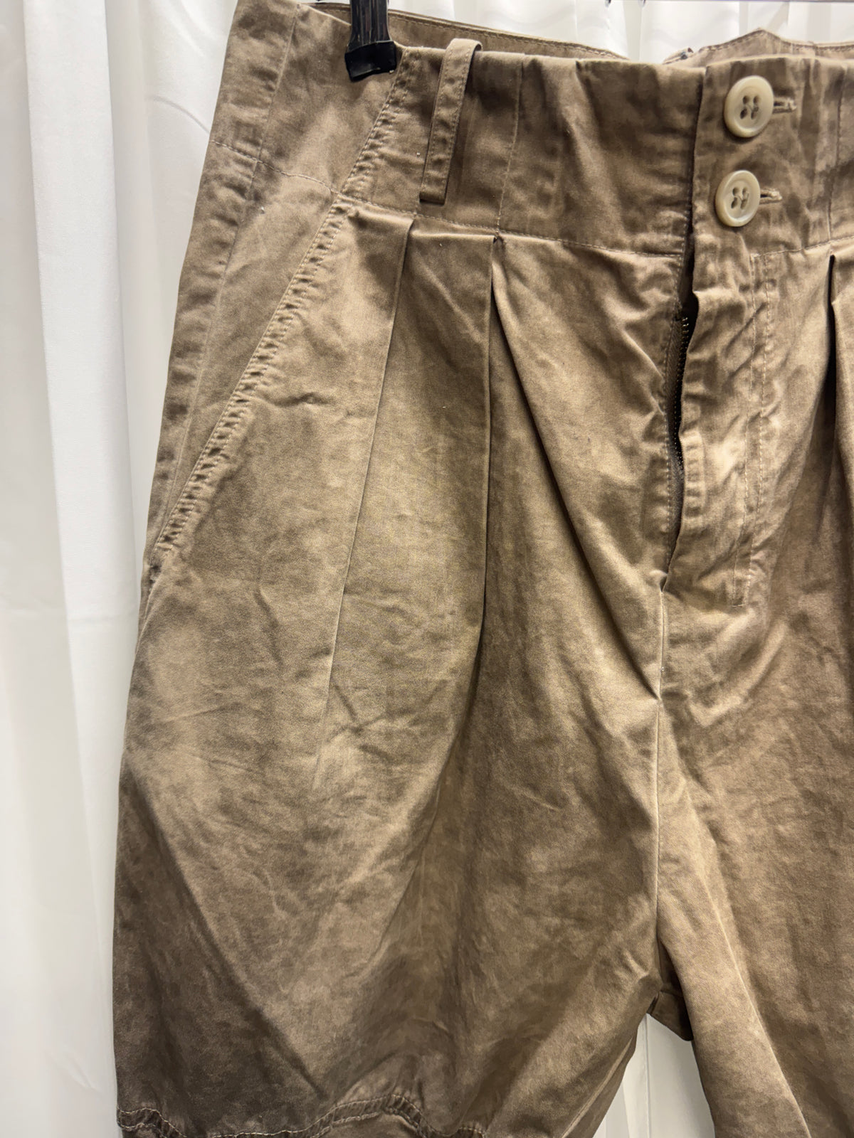 Damir Doma c.2010 Object Dye Knit Insert Pleated Jodhpur Trouser