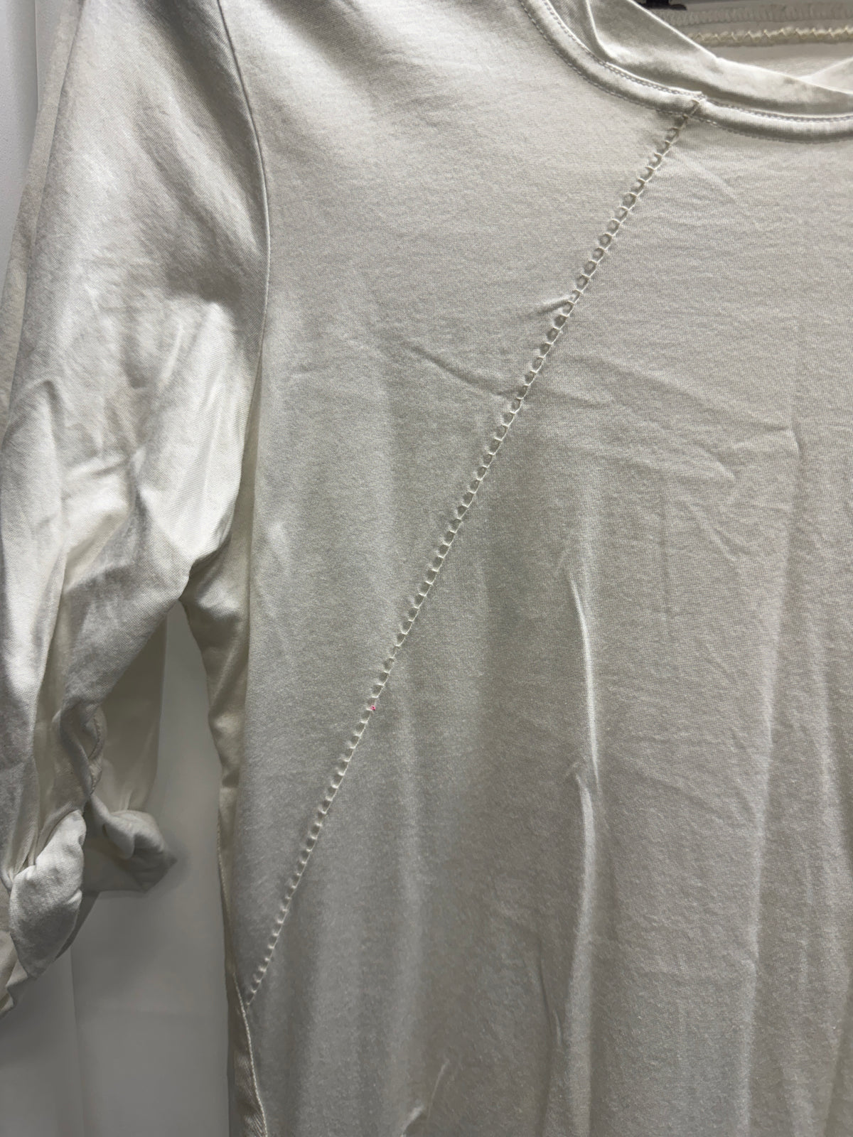 Michiko Koshino YEN JEANS Early 2000s Twisted Seam Layered Long Sleeve Top
