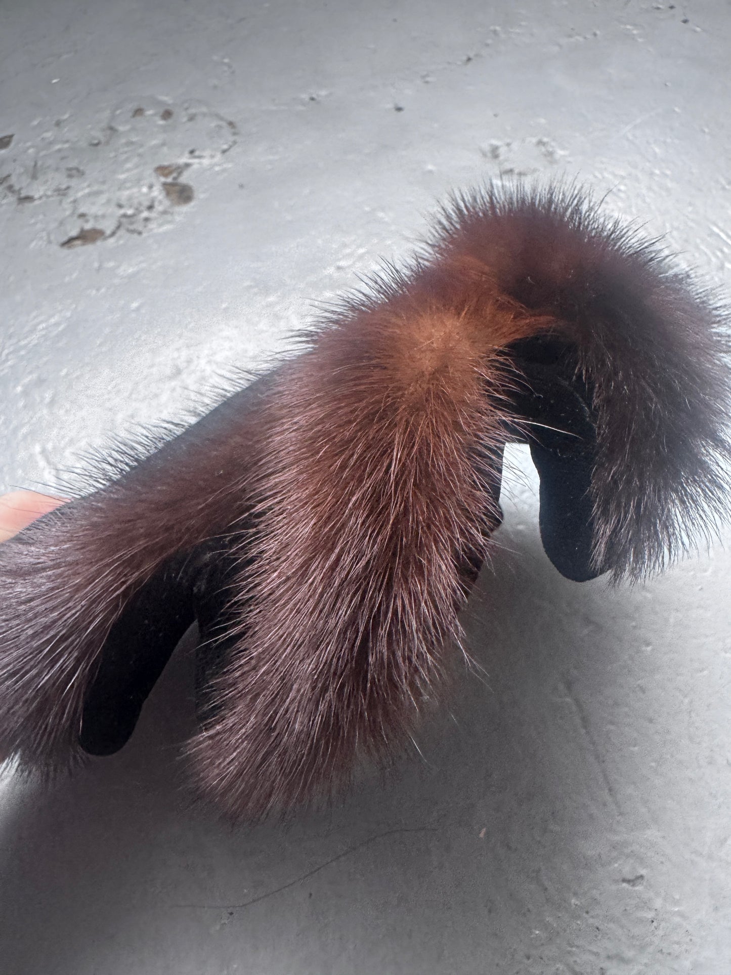 60s fur claw hat