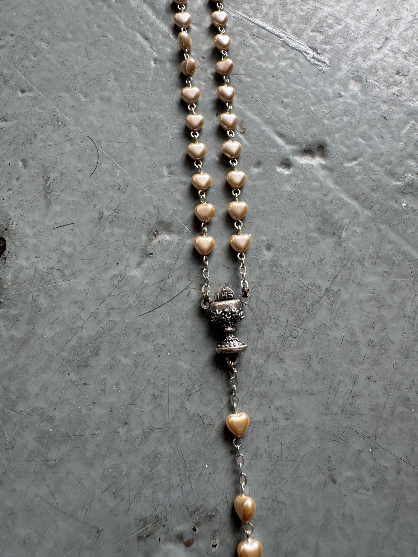 antique rosary necklace