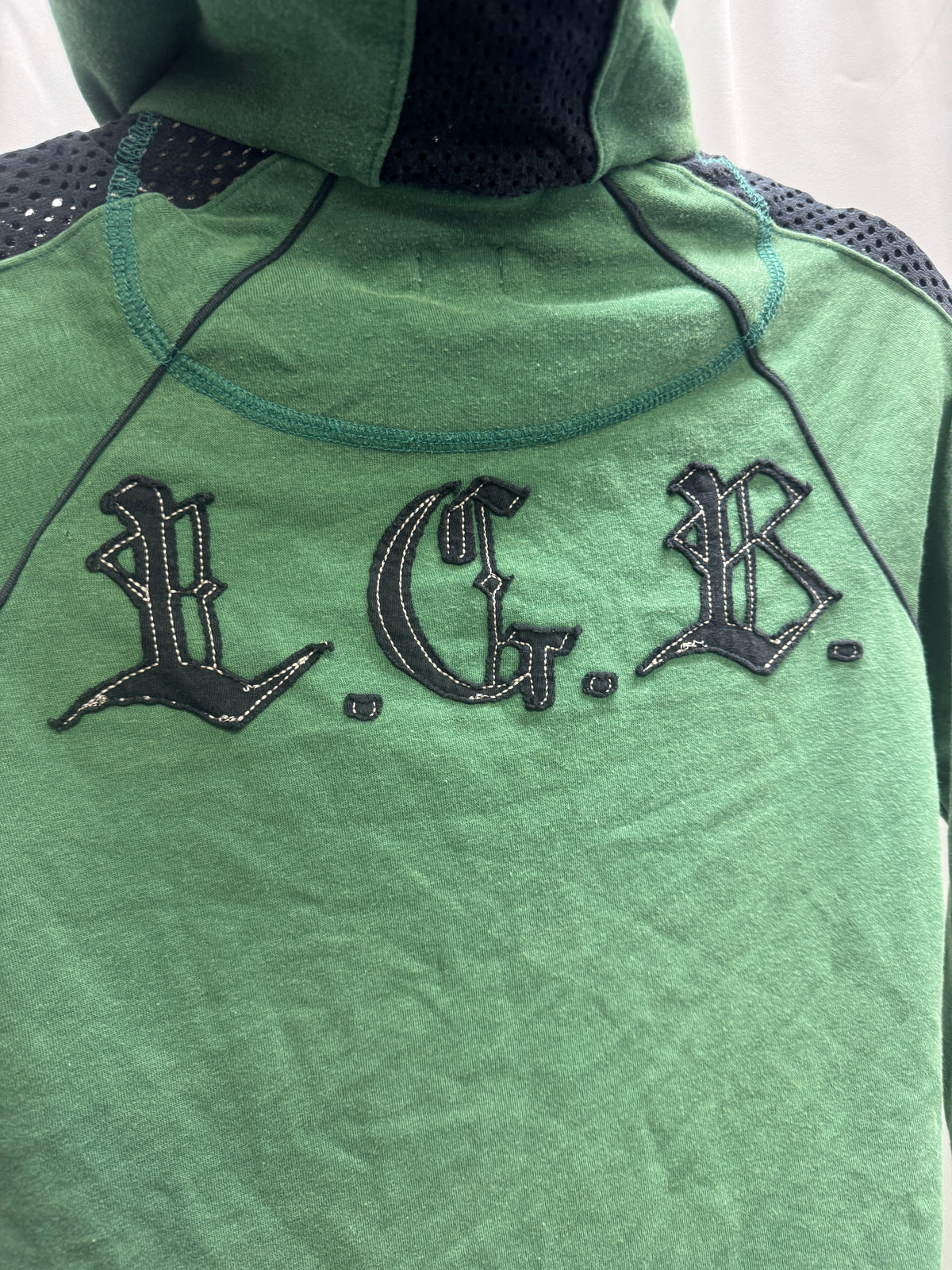 LGB 00s Zip Up Logo Boxer Hoodie