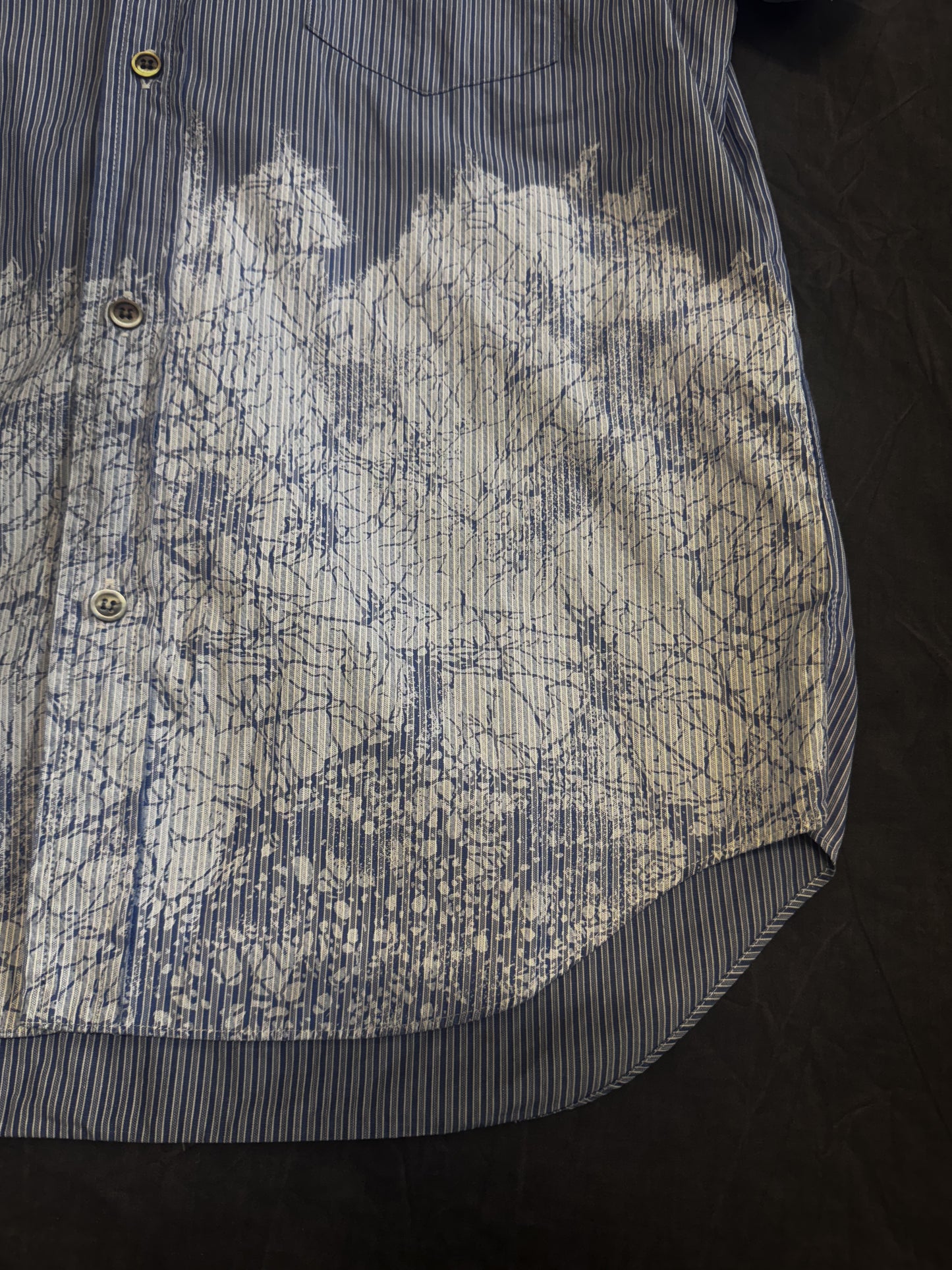 Masaki Matsushima Homme Fractal Bleach Shirt