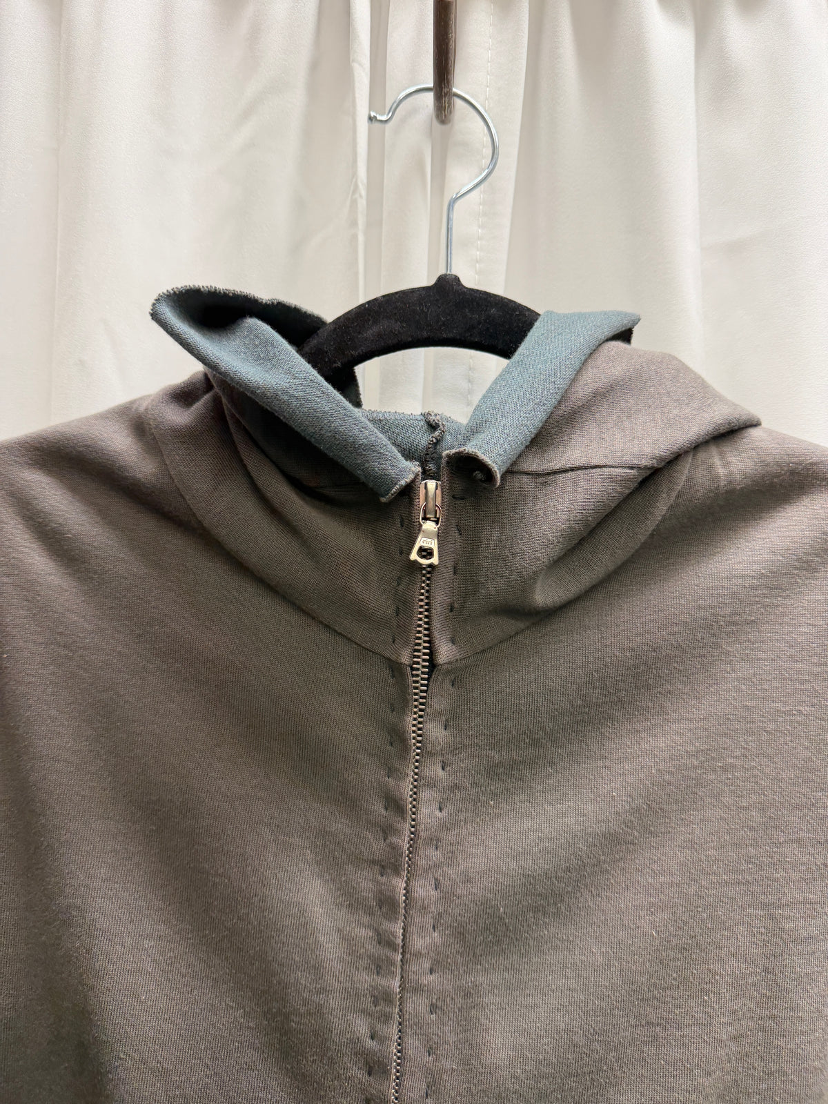 m.a+ Hooded One-Piece Aviator Jacket — Olive / Teal (M/L)