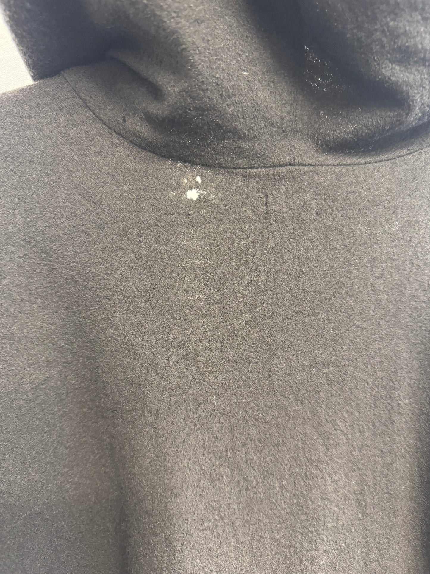 LGB knit poncho hoodie
