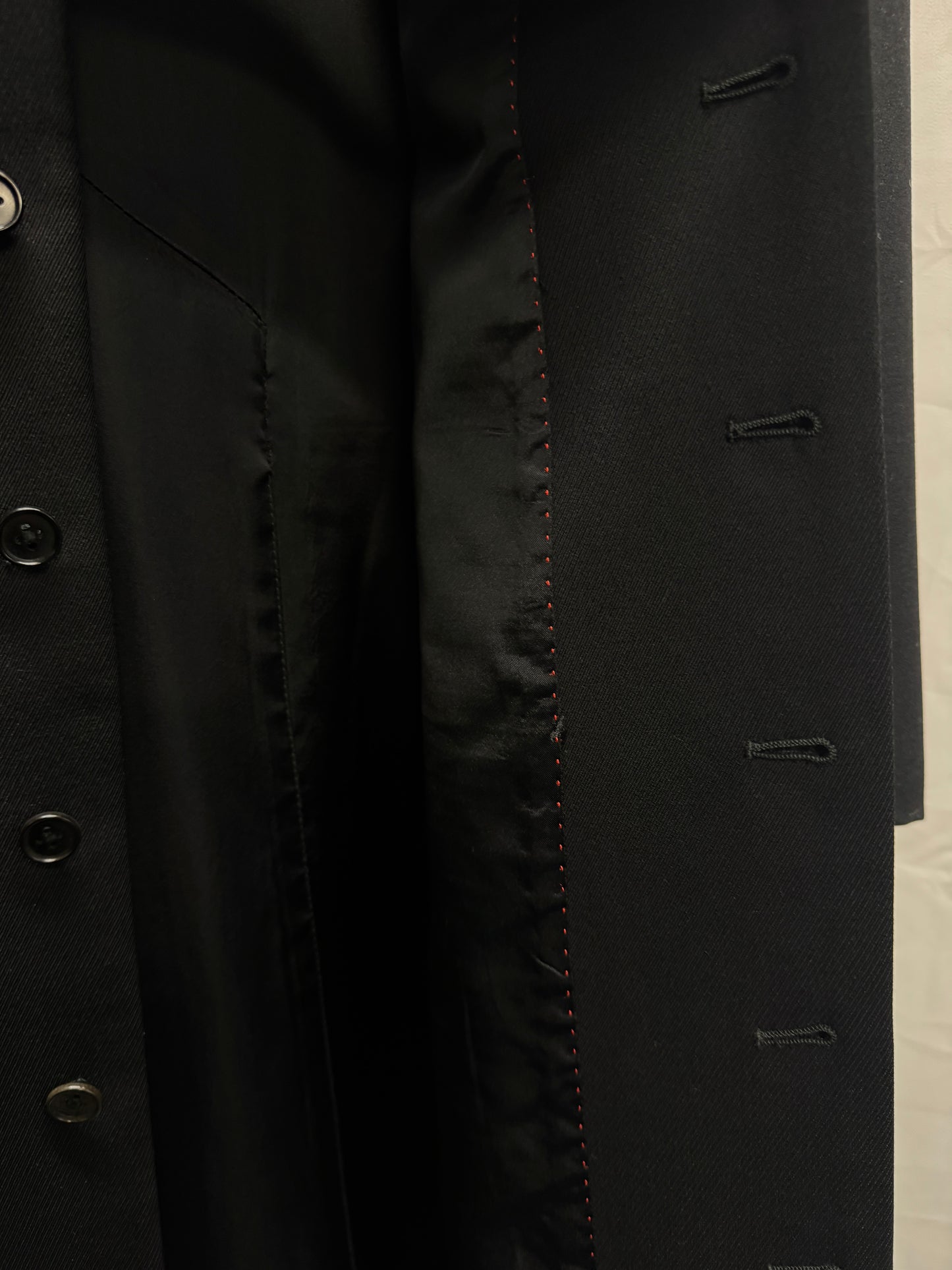 YSL Rive Gauche Hedi Slimane Priest Coat
