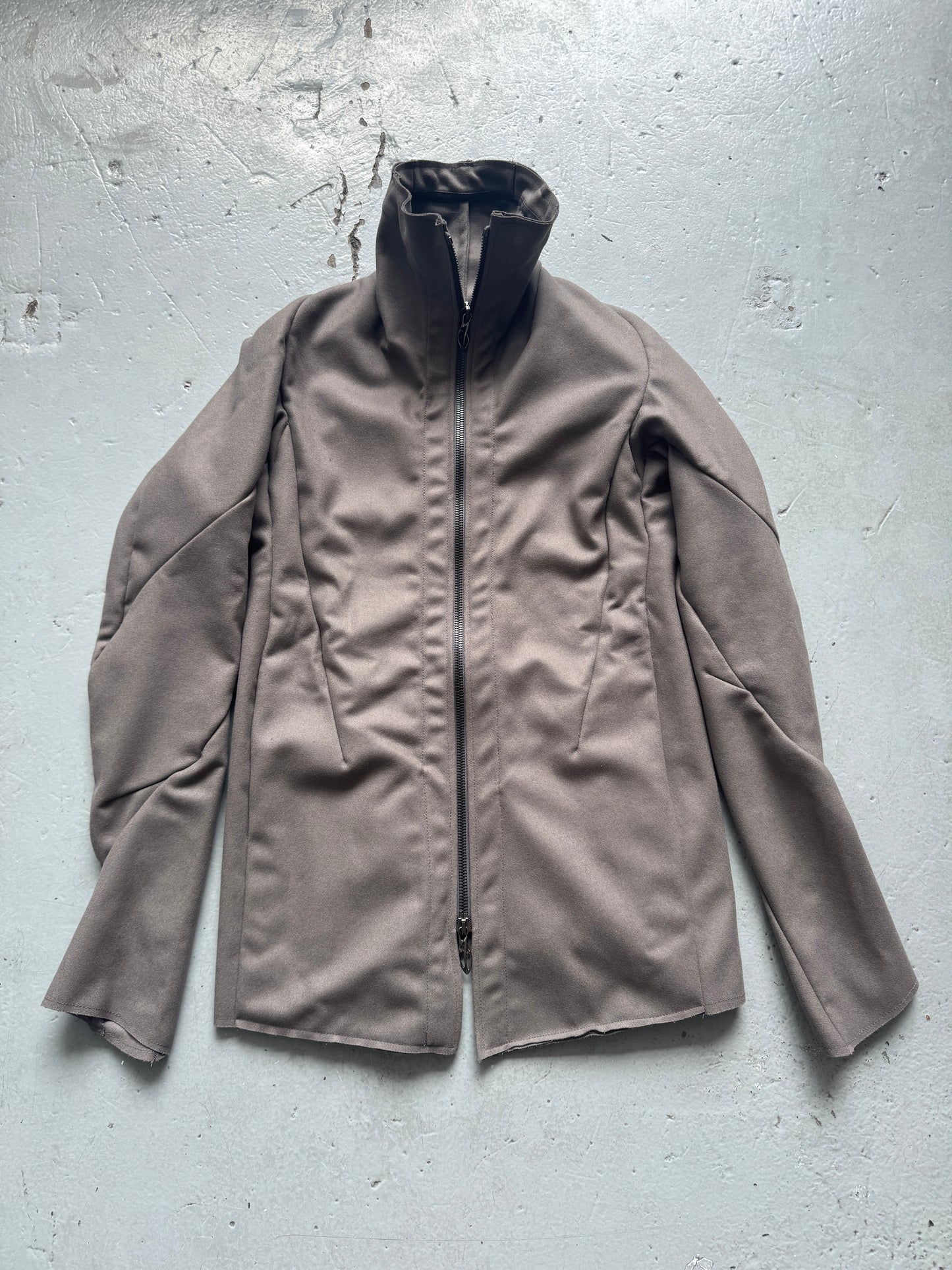 leon emmanuel blanck moleskin high neck jacket