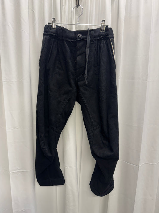 Takahiro Miyashita The Soloist AW15 Wool + Leather Articulated 3D Twist Trouser