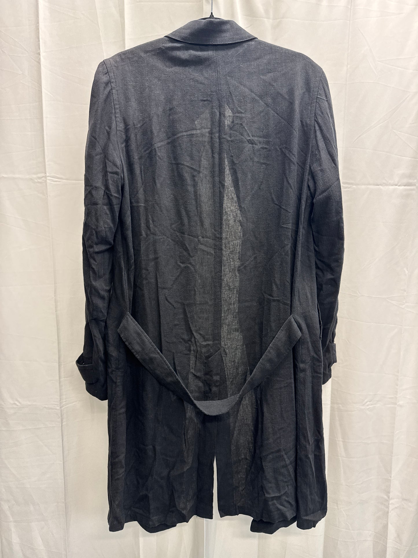 julius linen collared overcoat