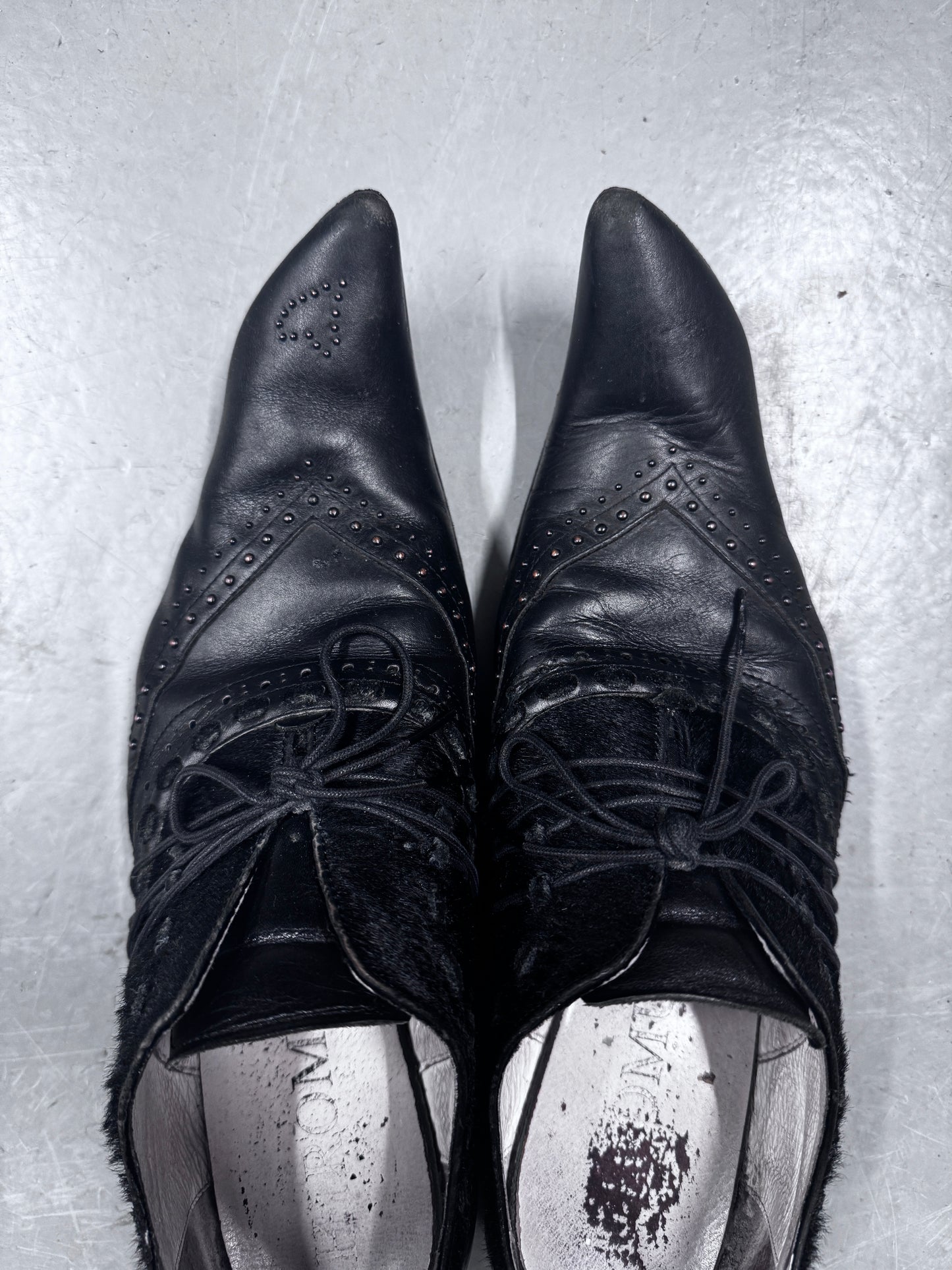 Hiromu Takahara Butter Knife Leather and Pony Shoe