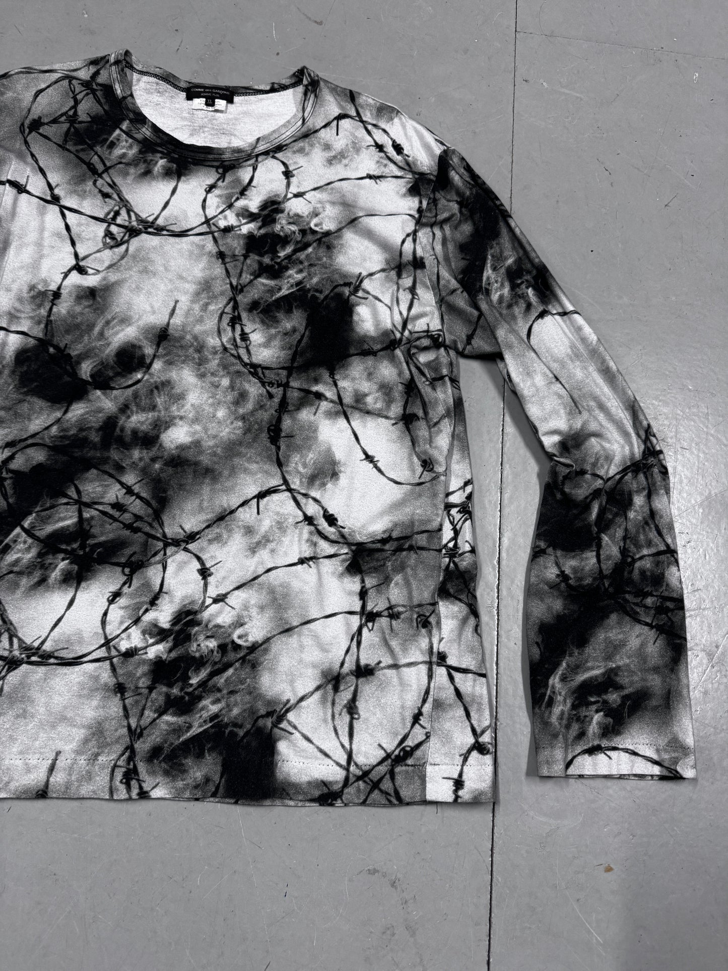 Comme Des Garcons Homme Plus Barbed Wire Longsleeve