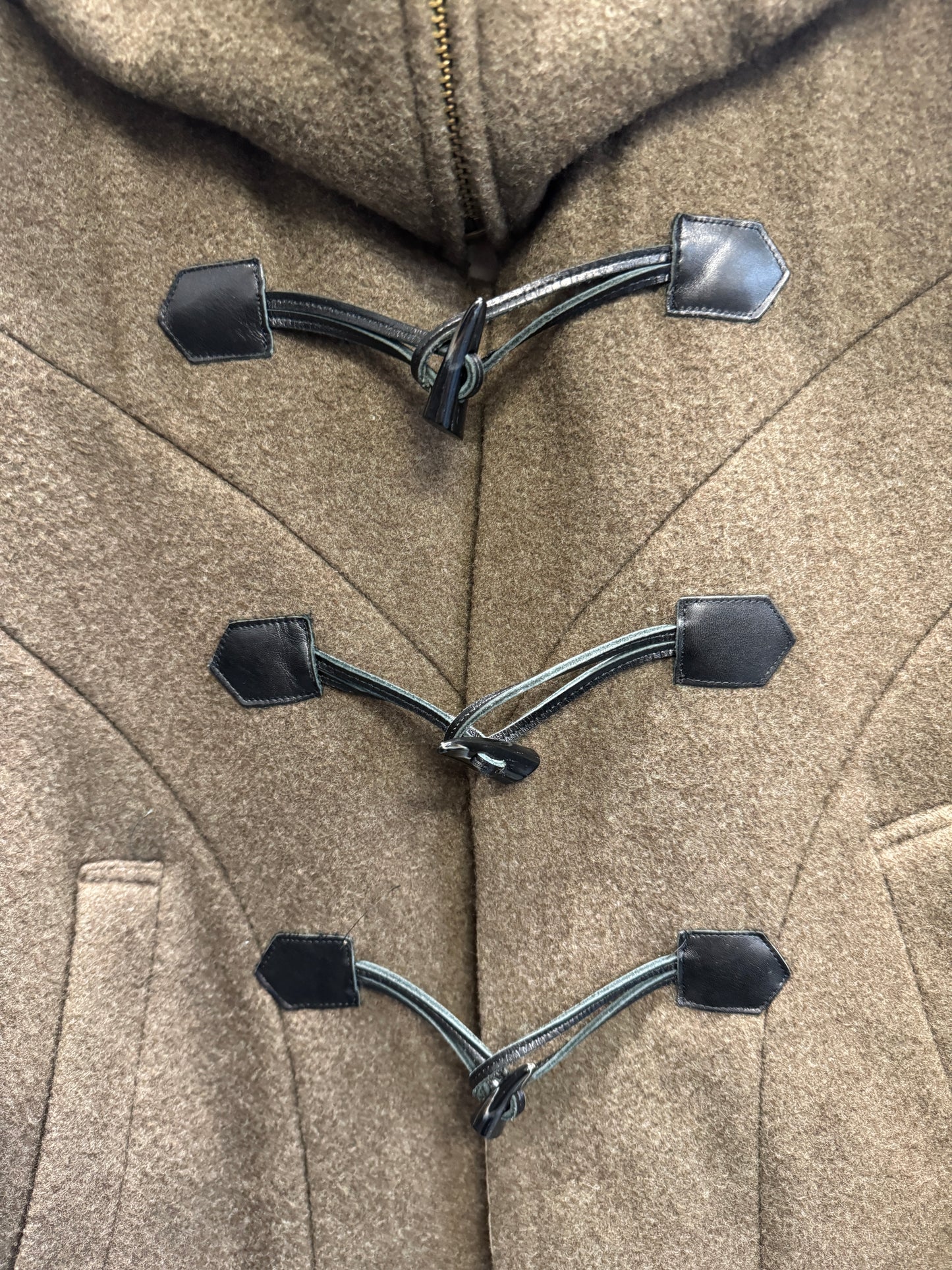 20471120 Extreme Double Layer Neck Knit Coat