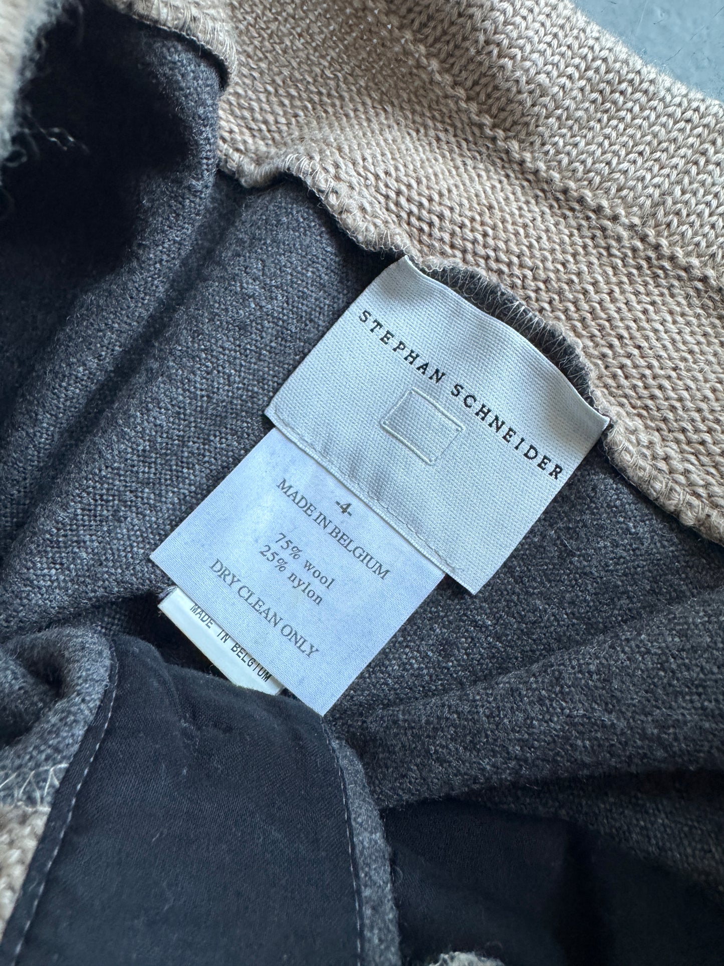 stephan schneider wool cummerbund trouser