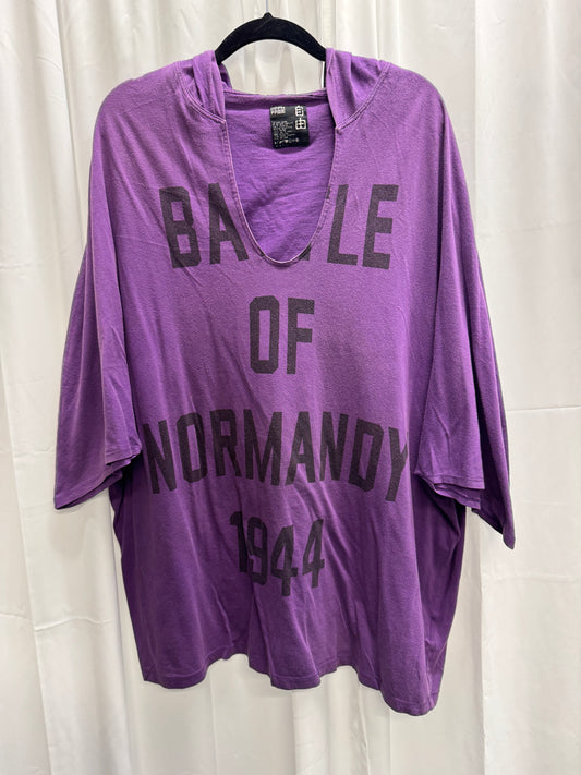 PPFM 00s Pointed Sleeve Cut-Out Neckline BATTLE OF NORMANDY 1944 Top