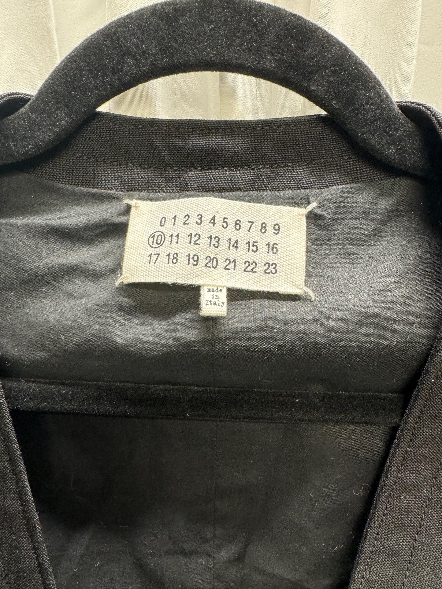 Maison Margiela SS16 Line 10 Extended-Shoulder Tailored Vest