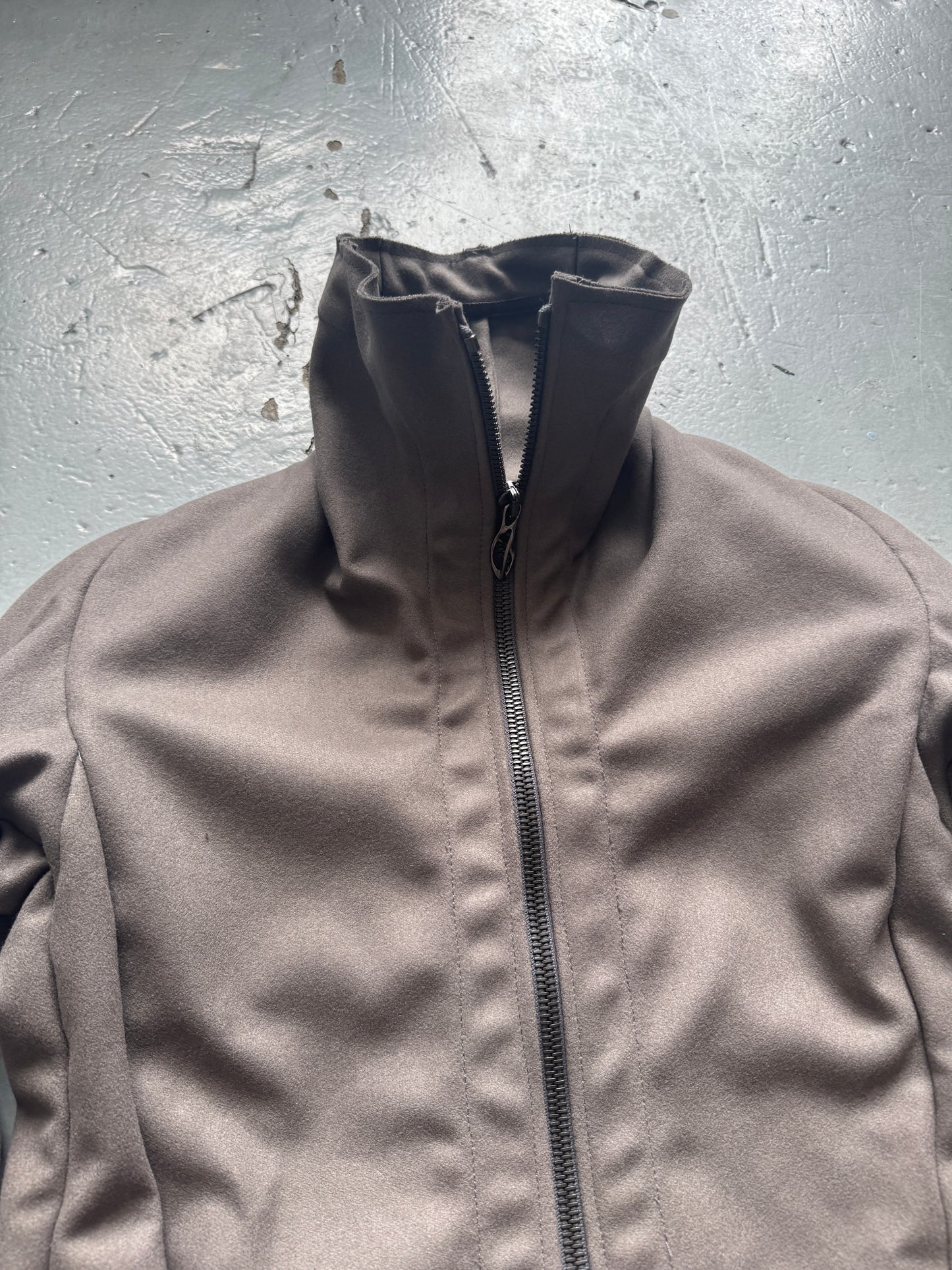 leon emmanuel blanck moleskin high neck jacket